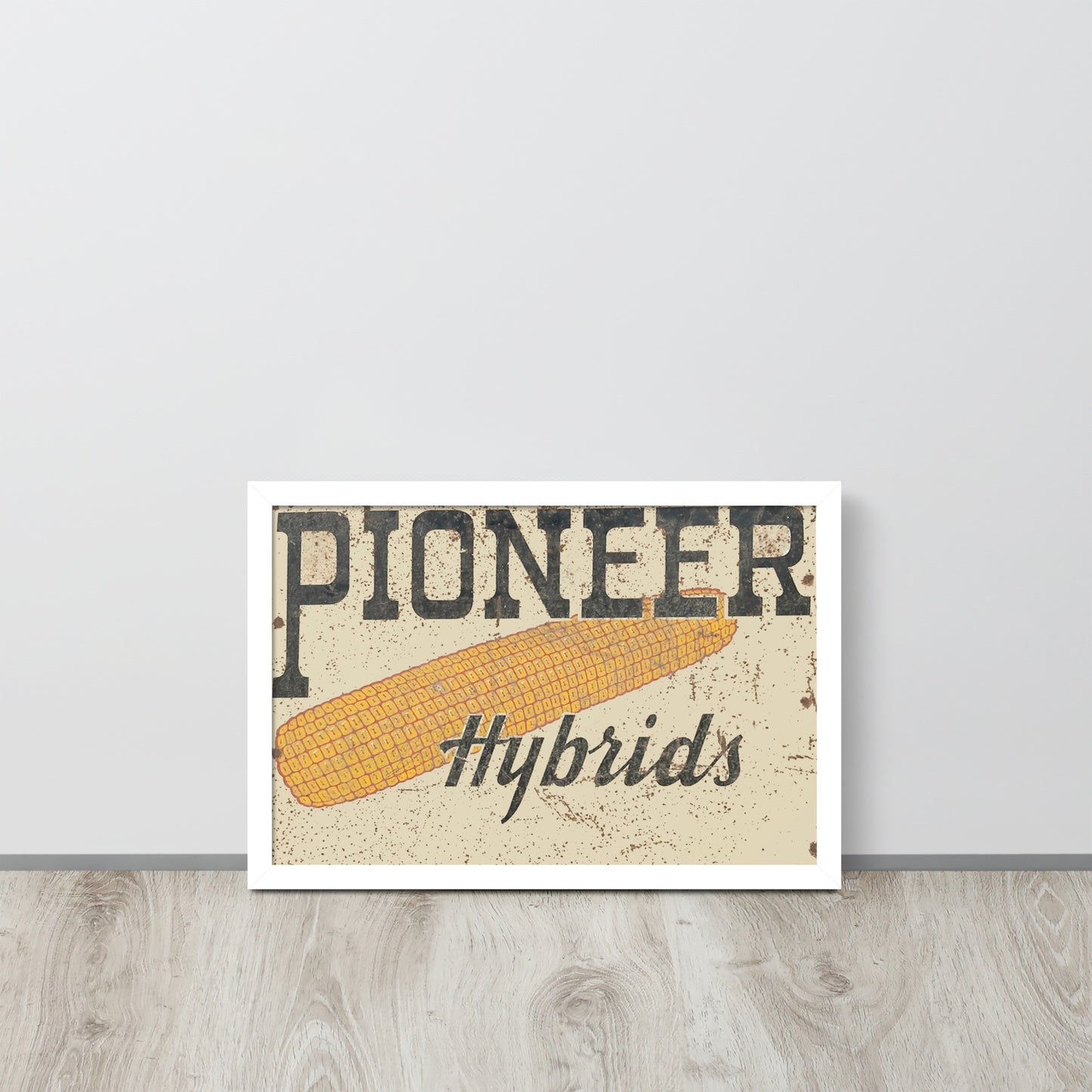 Vintage Pioneer Sign Framed poster