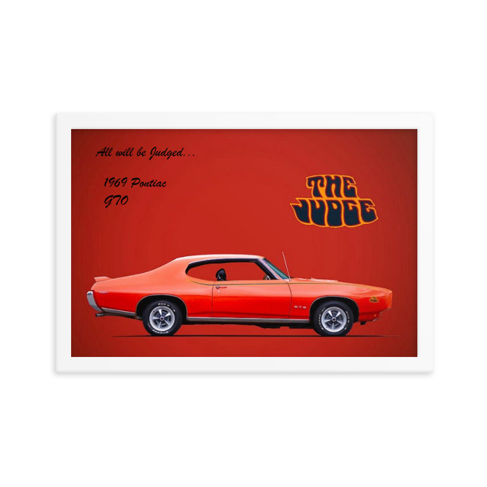 1969 Pontiac GTO: The Judge Framed poster