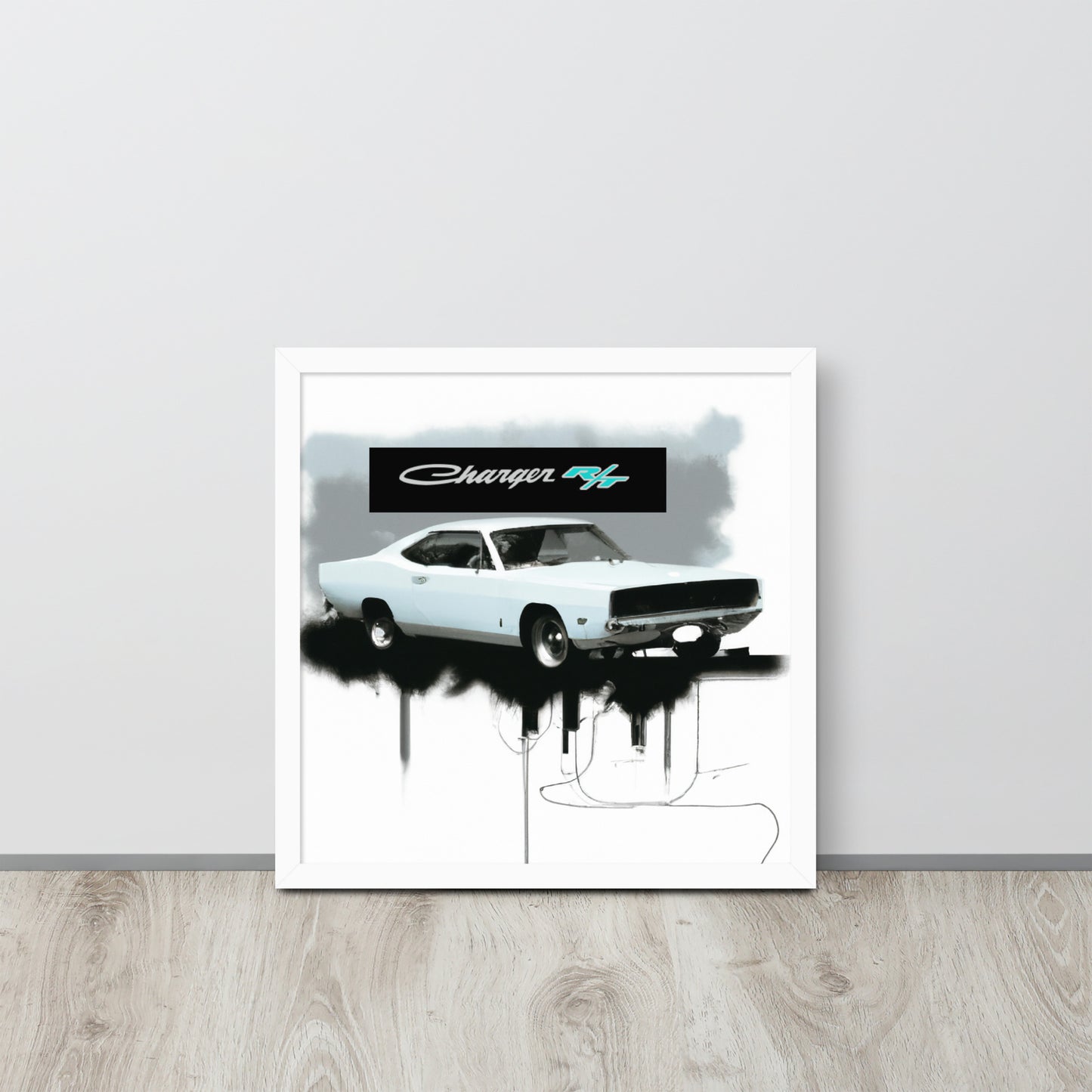 Charger RT Graffiti Style Framed poster