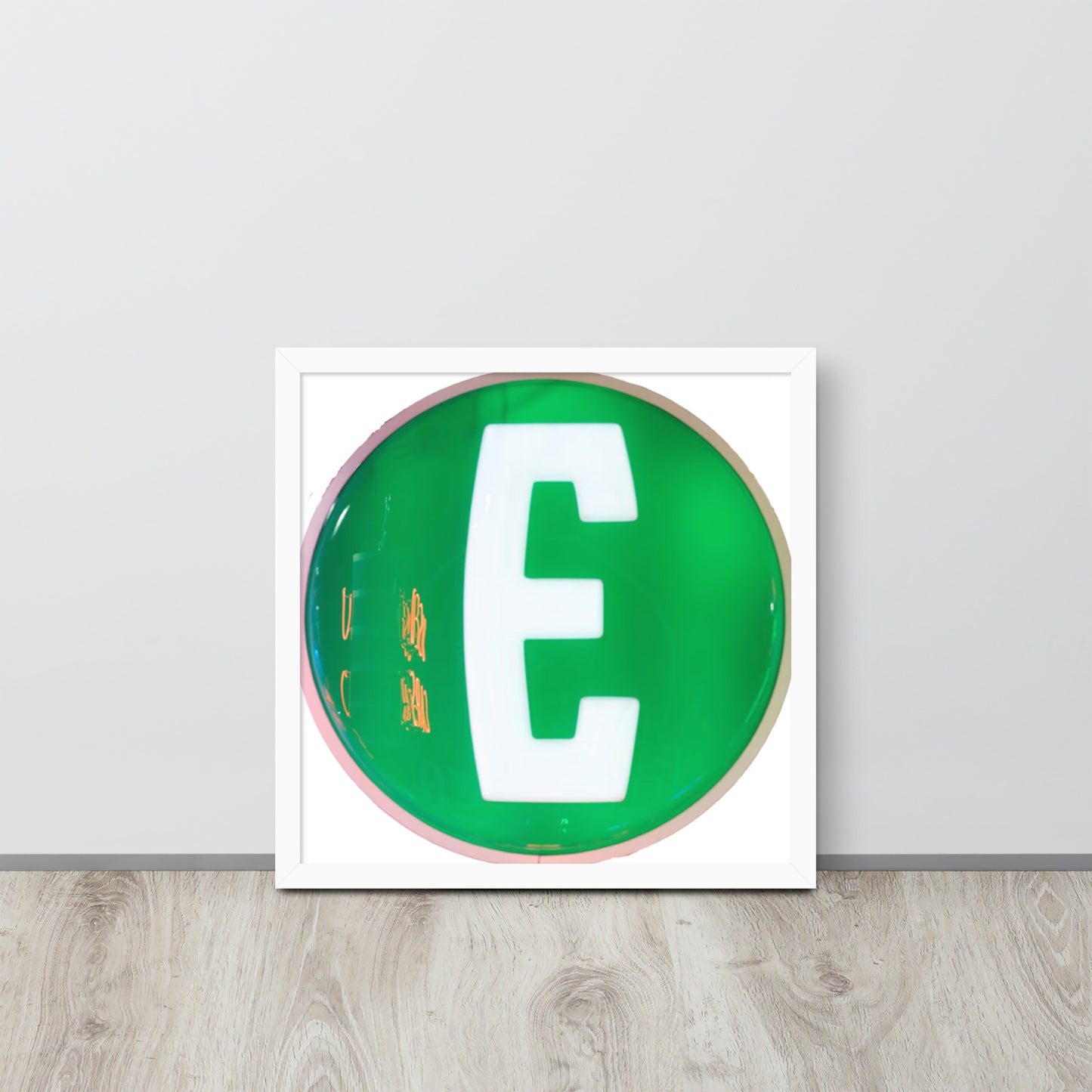 Edsel Globe Style Design Framed poster