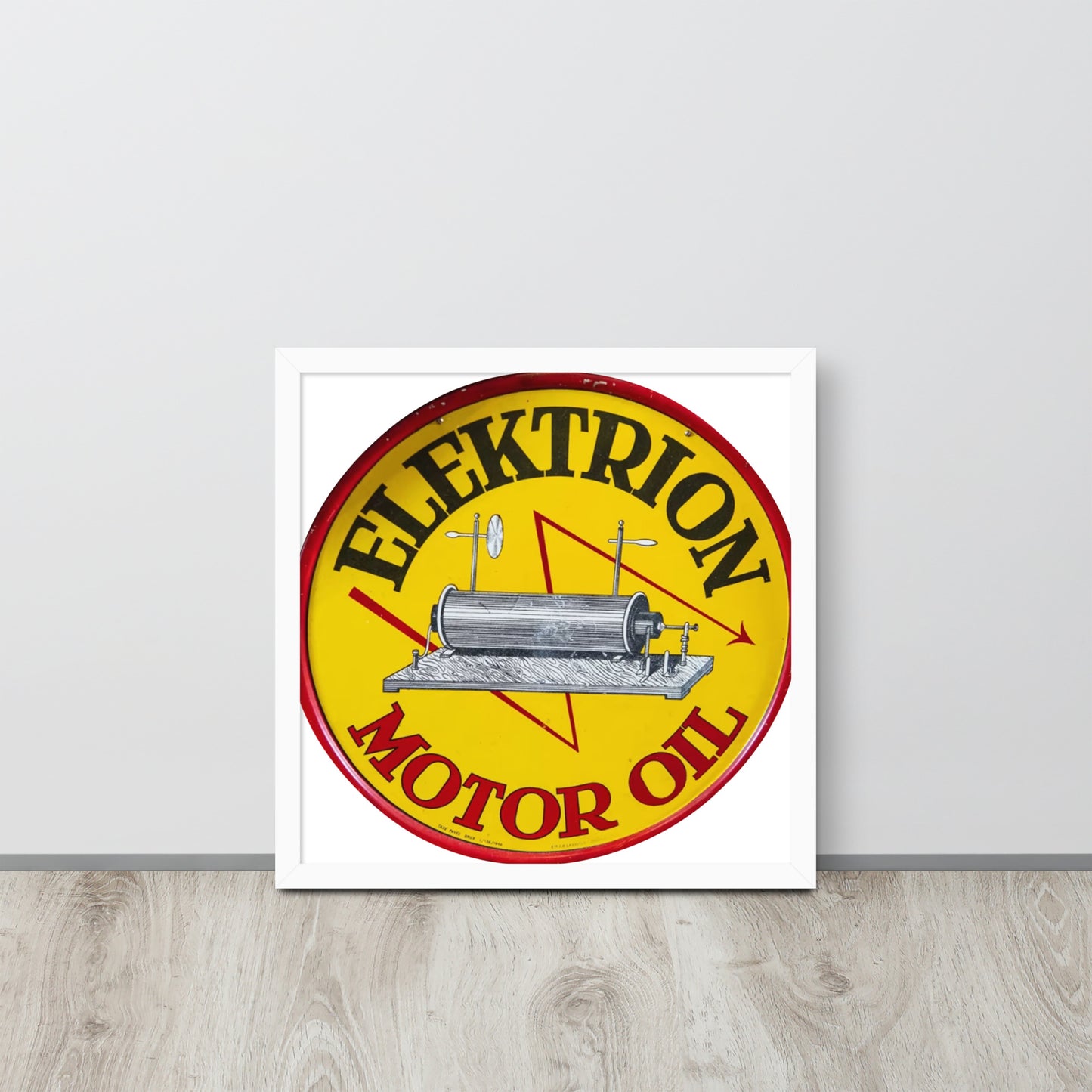 Elektrion Tin Sign Painted Framed poster