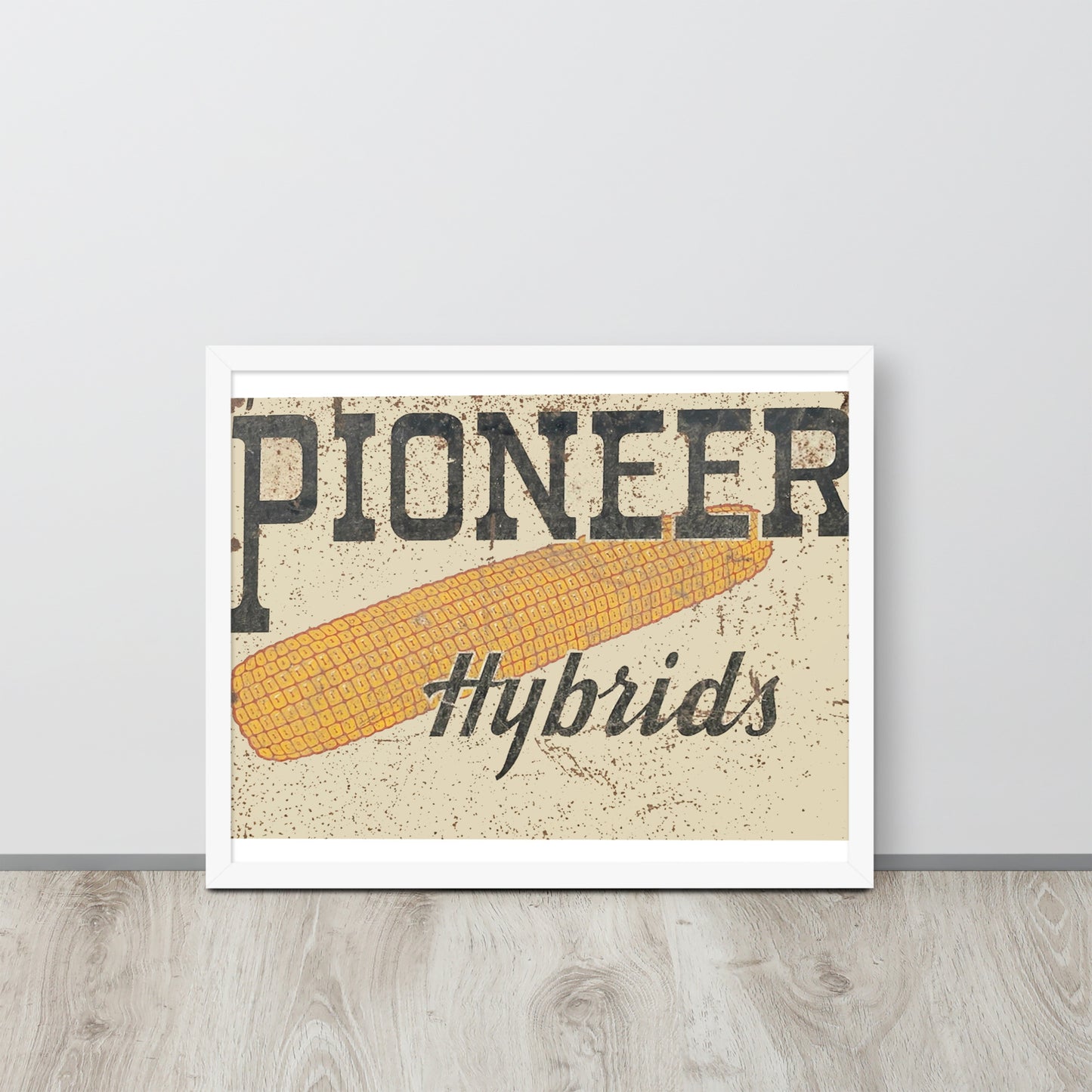 Vintage Pioneer Sign Framed poster