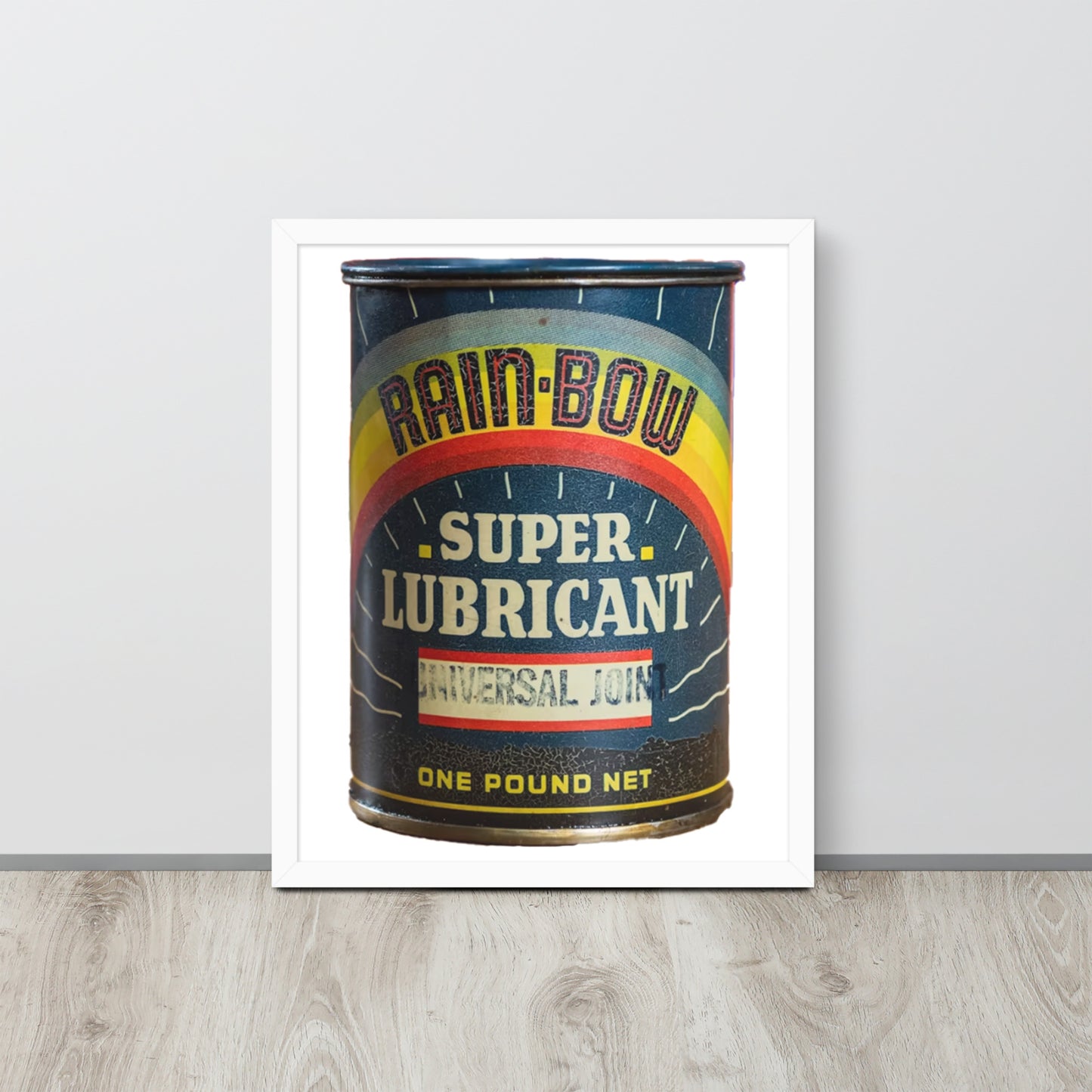 Vintage Grease Soup Can Style Framed poster