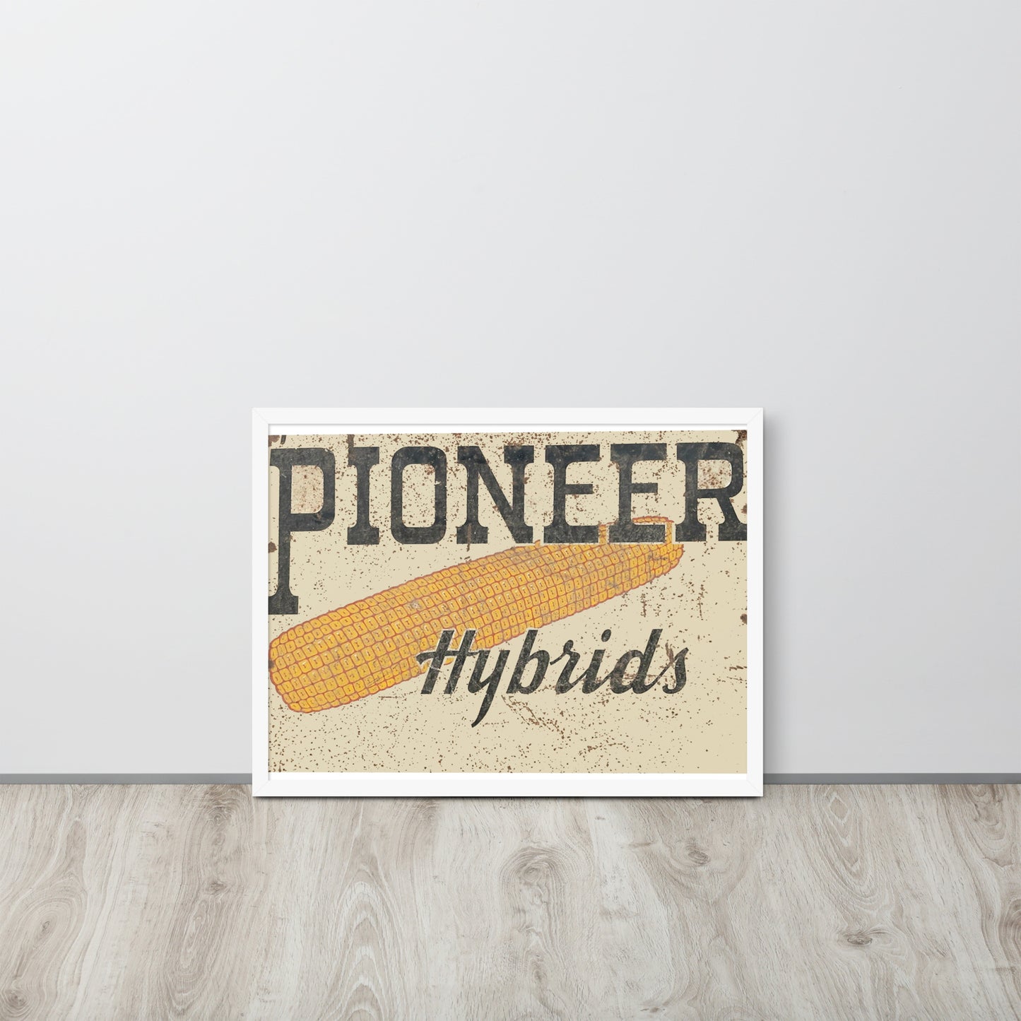 Vintage Pioneer Sign Framed poster