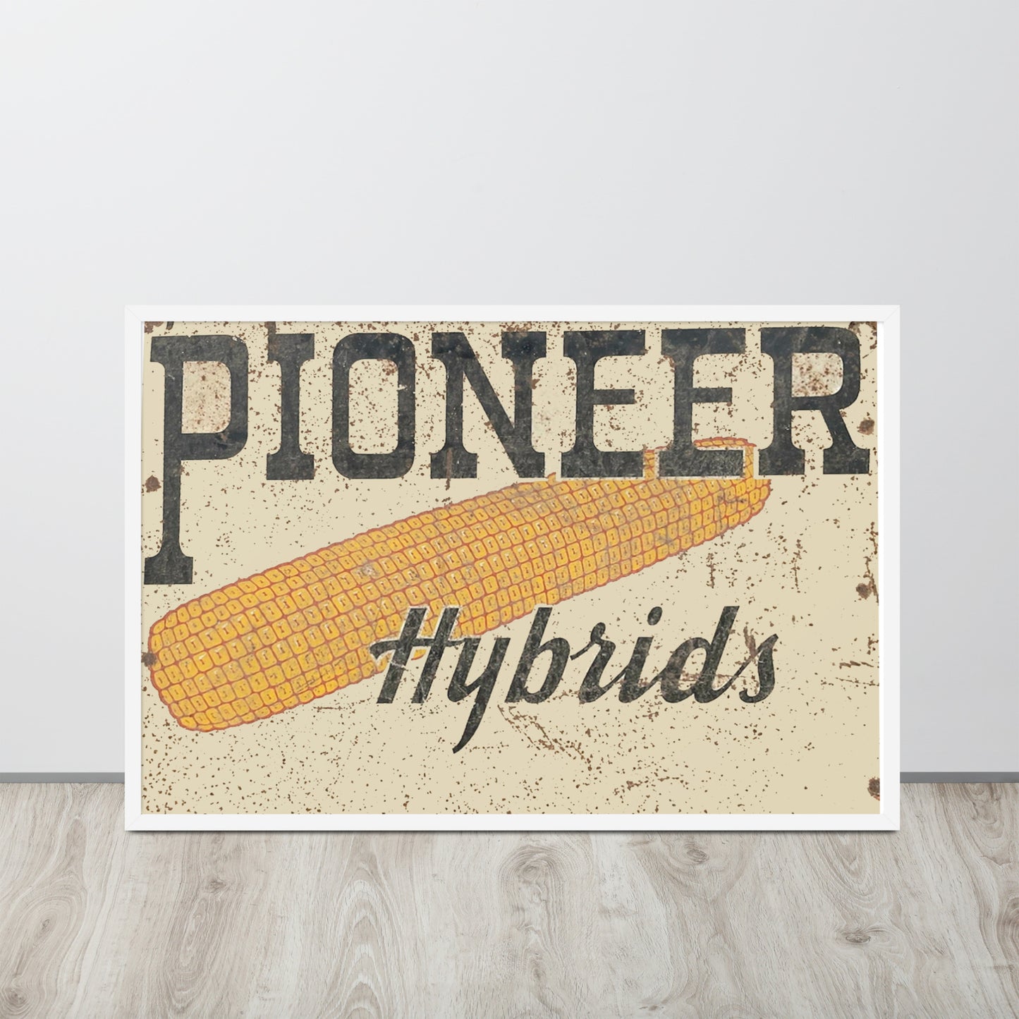 Vintage Pioneer Sign Framed poster