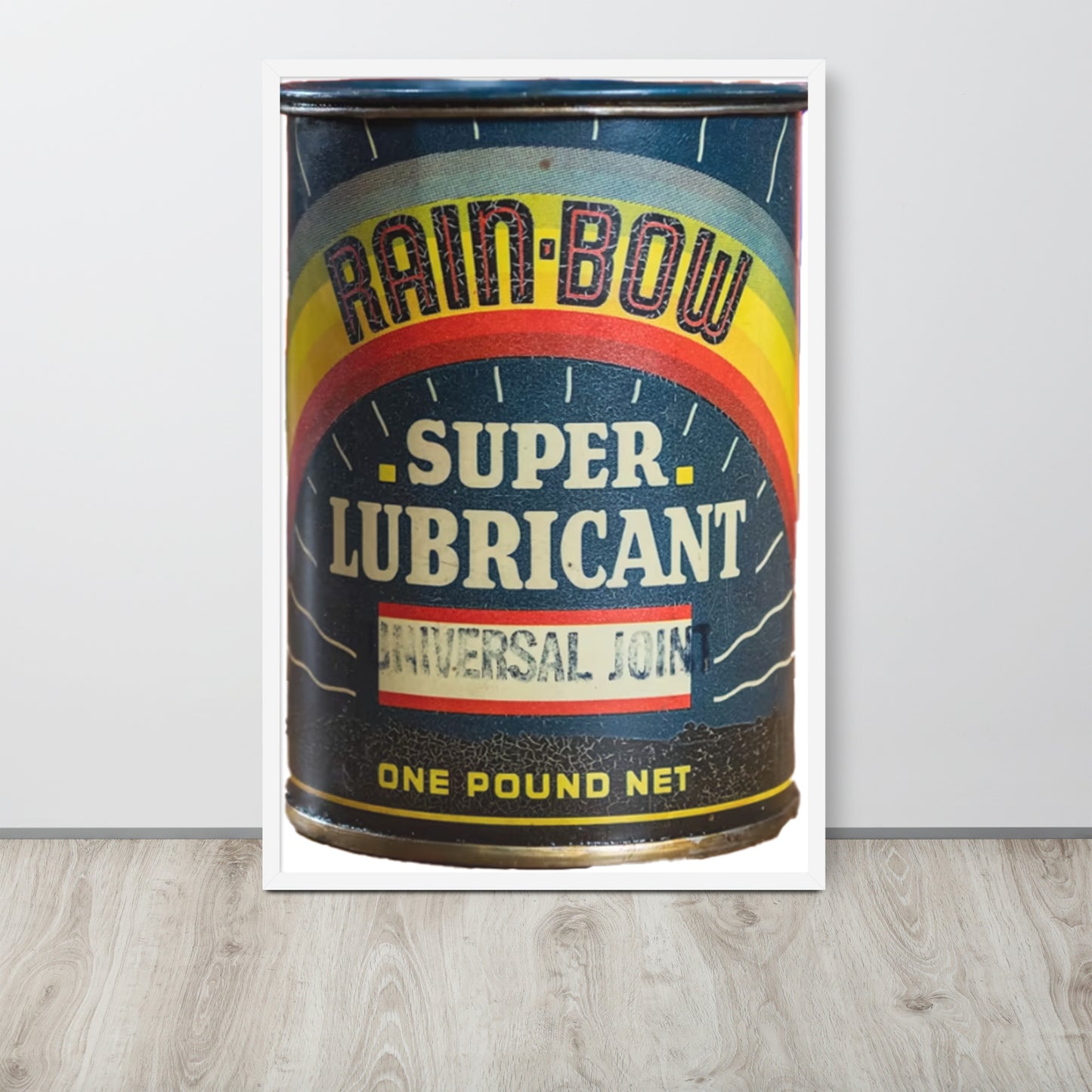 Vintage Grease Soup Can Style Framed poster