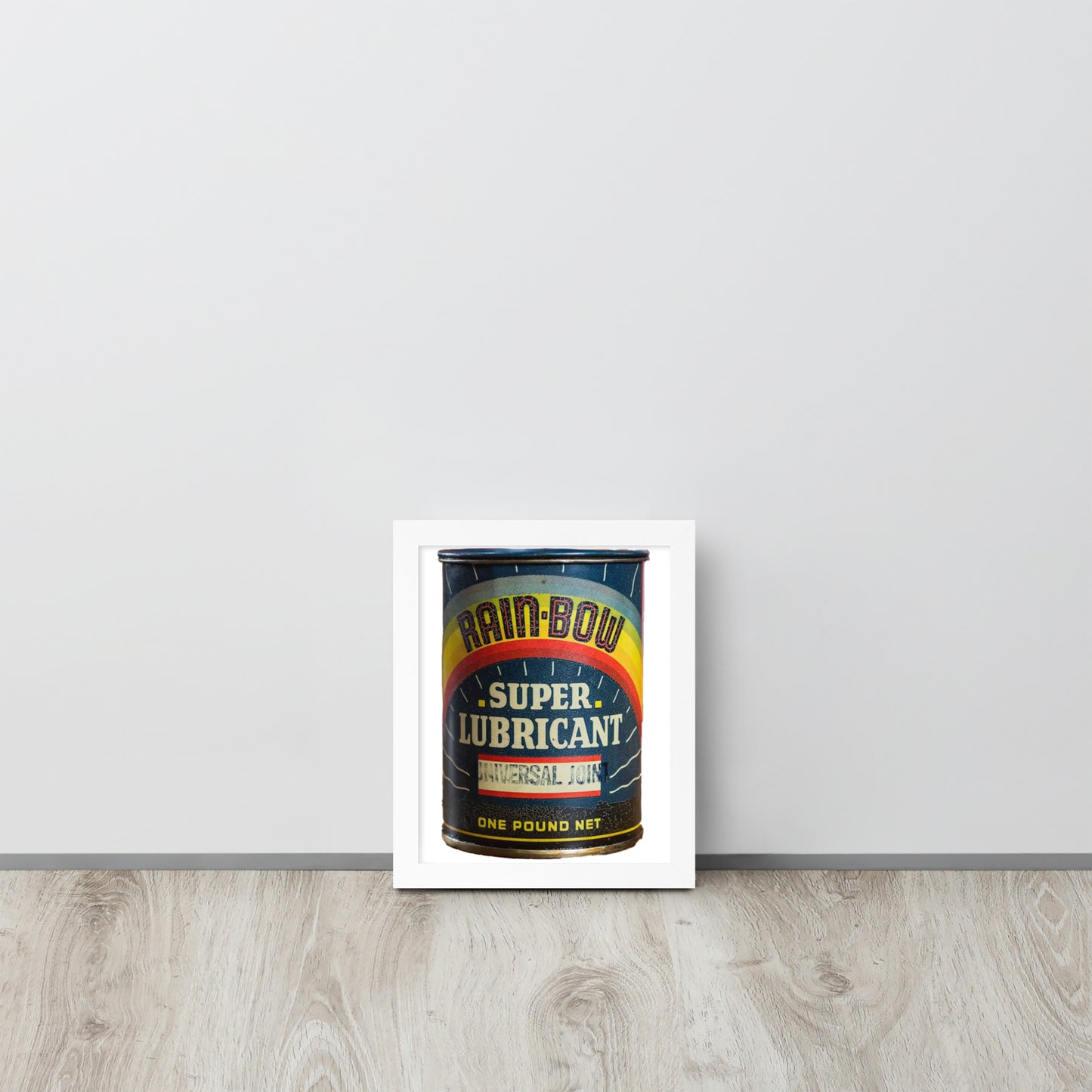 Vintage Grease Soup Can Style Framed poster