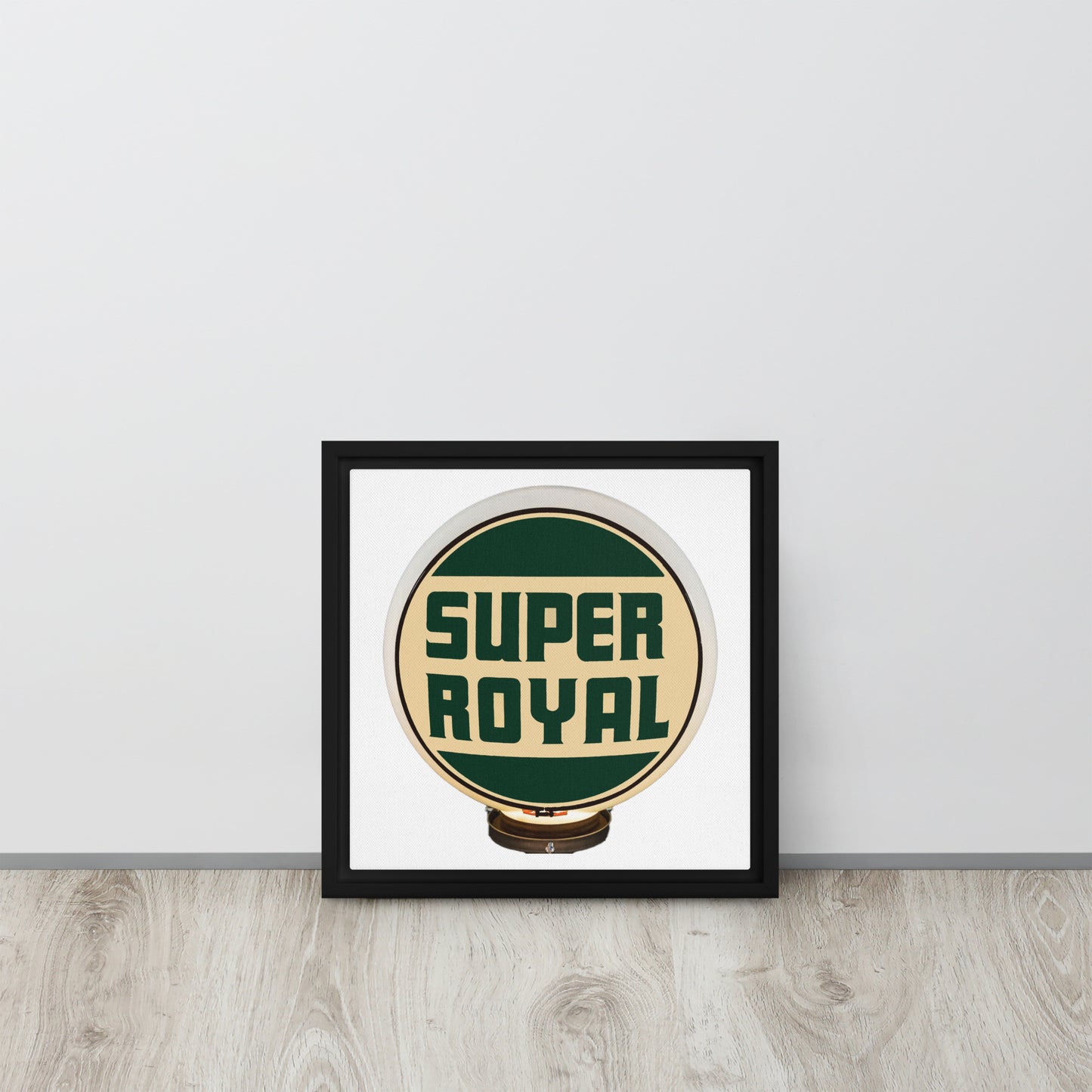 Super Royal Globe Style Framed canvas