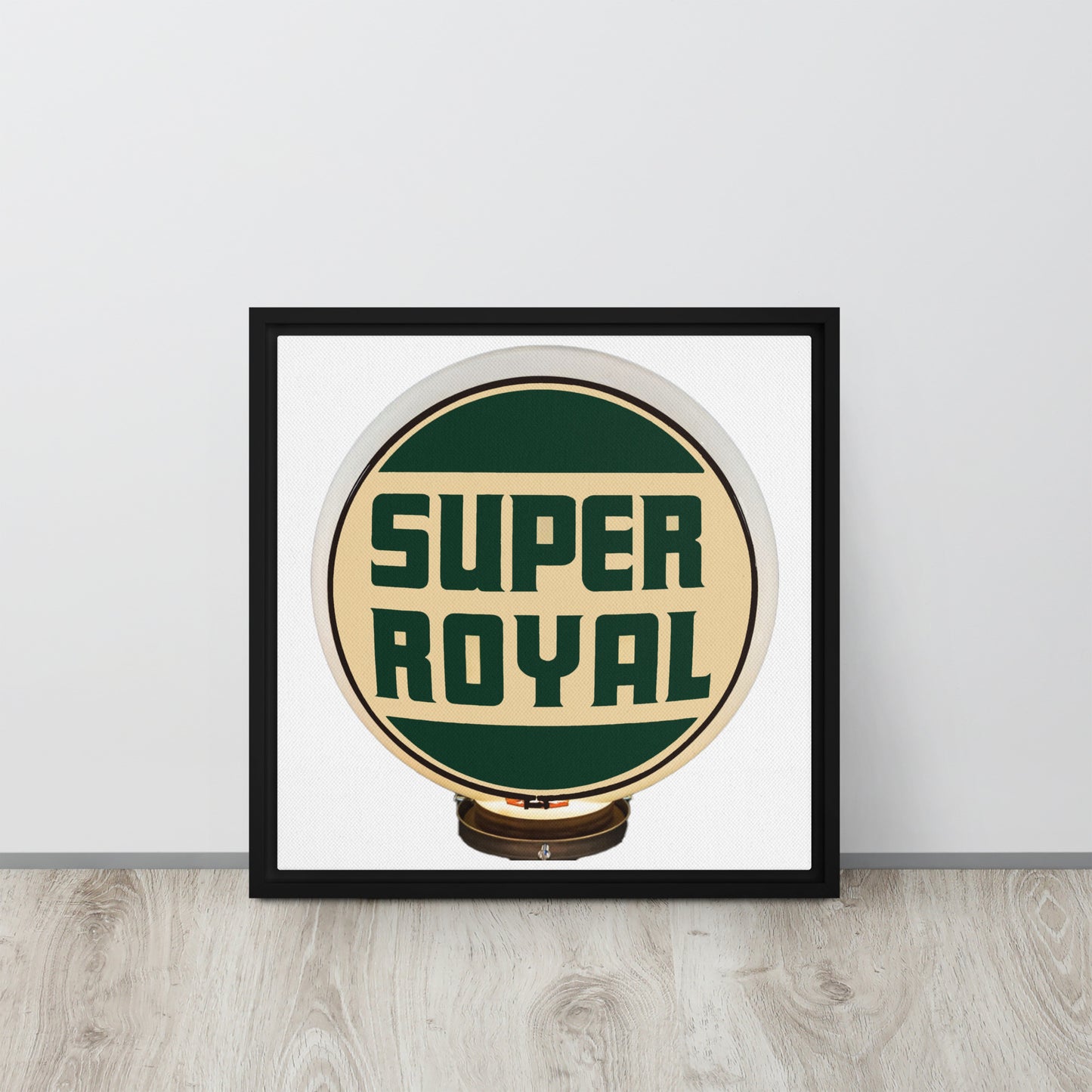 Super Royal Globe Style Framed canvas