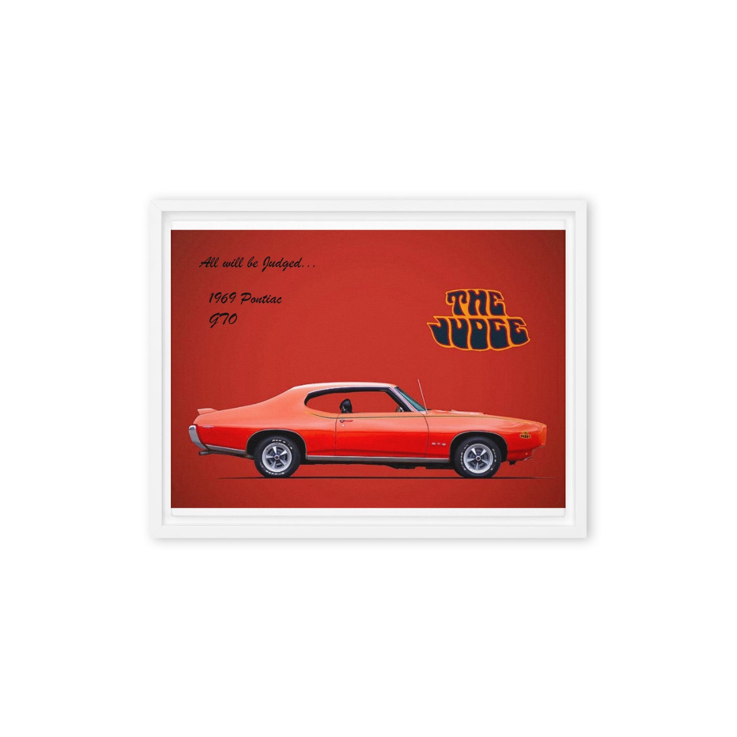 1969 Pontiac GTO: The Judge Framed canvas