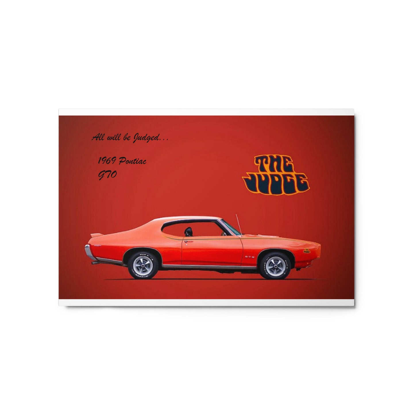 1969 Pontiac GTO: The Judge Metal prints