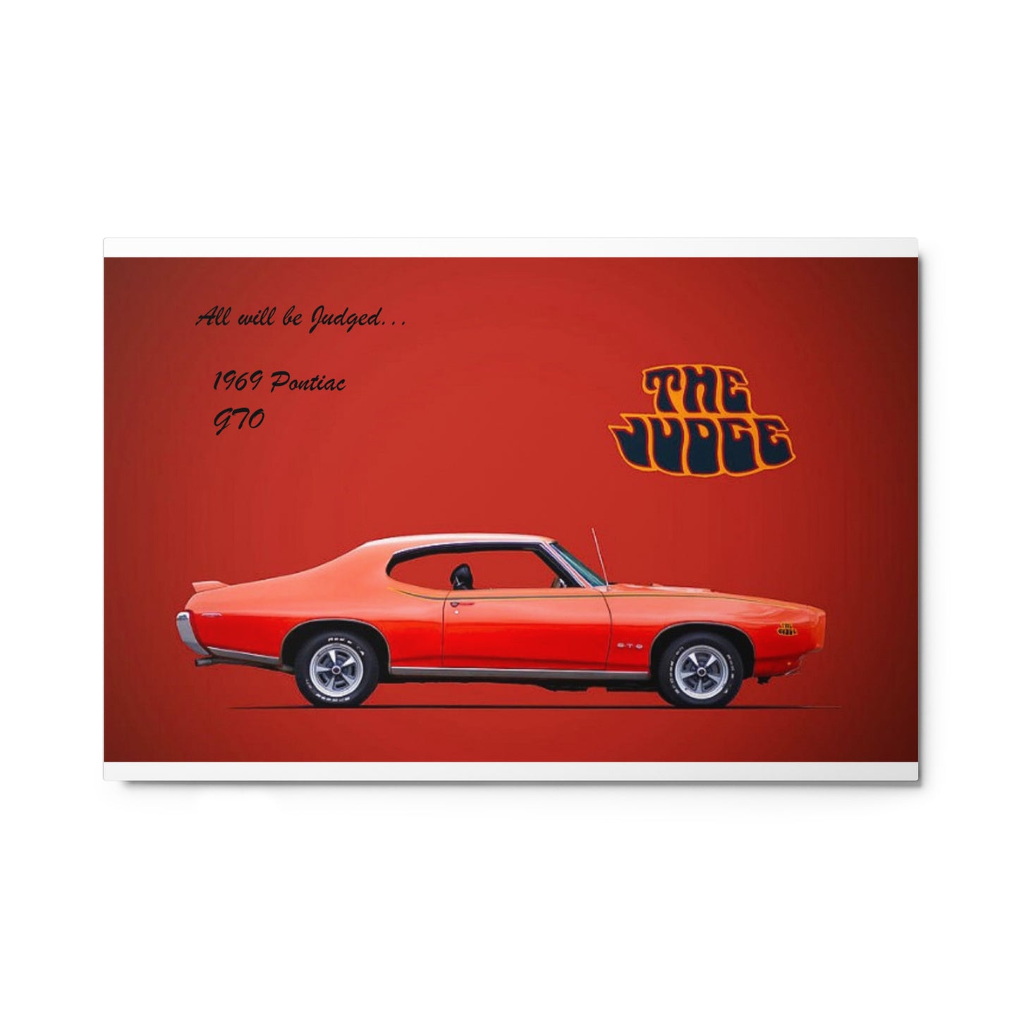 1969 Pontiac GTO: The Judge Metal prints