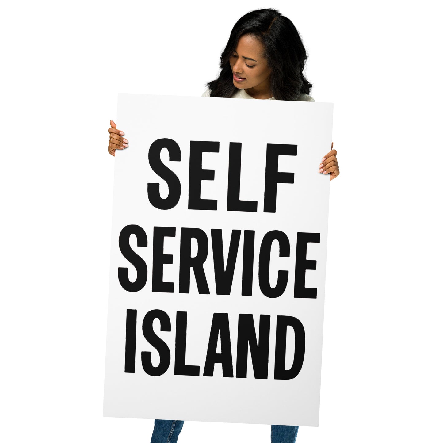 Self Service Island Design Metal prints