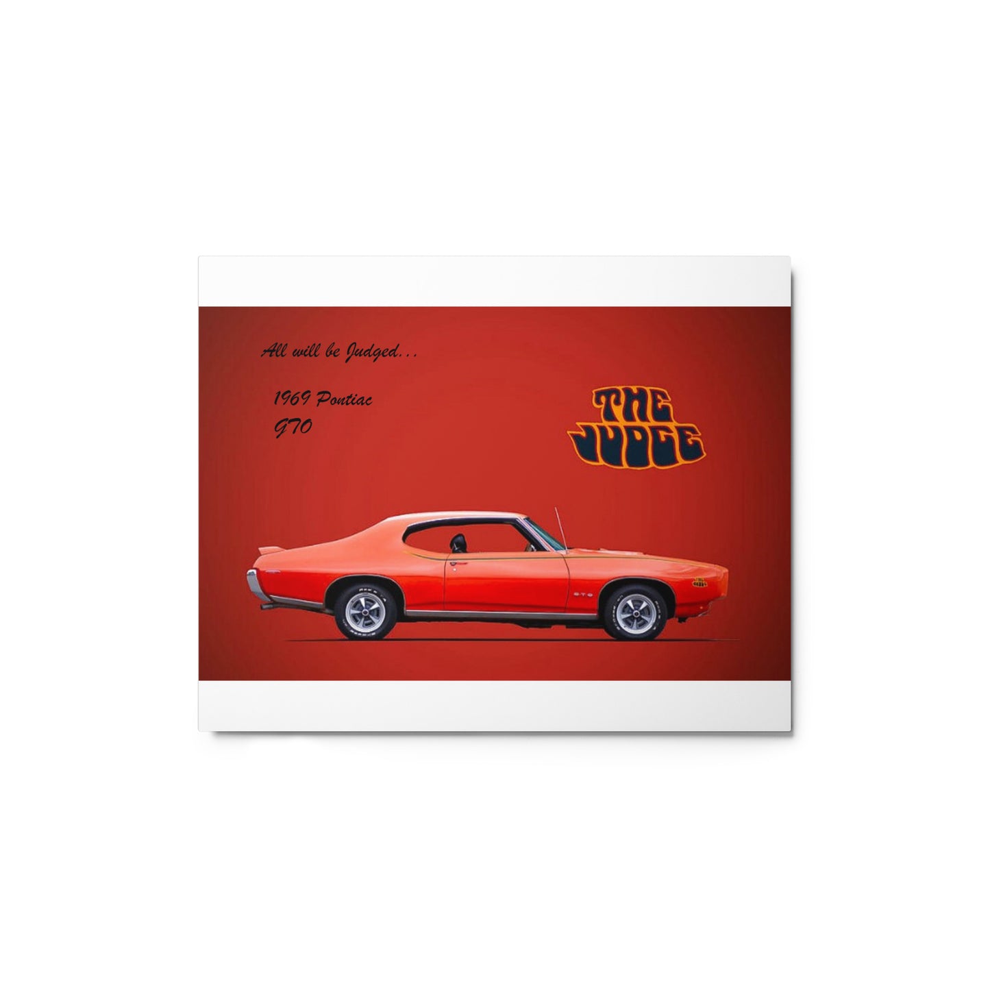 1969 Pontiac GTO: The Judge Metal prints