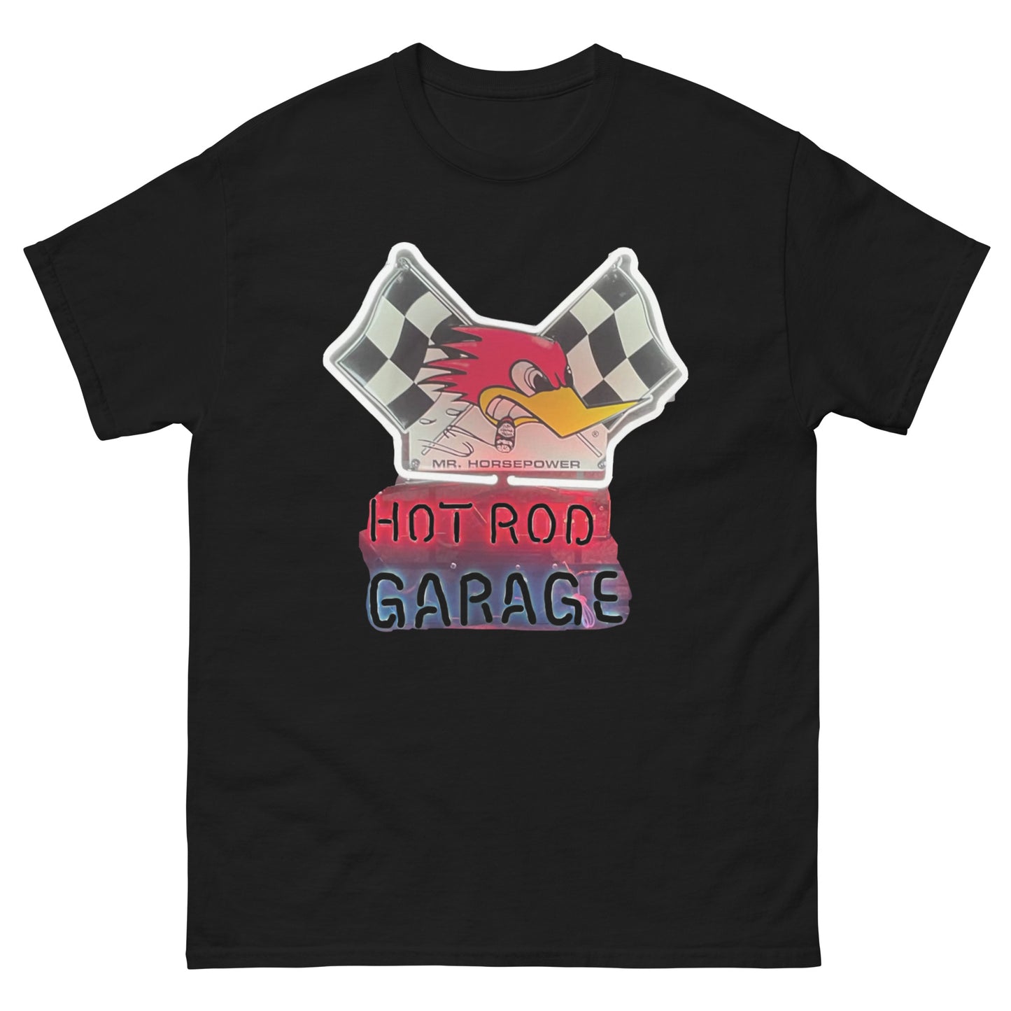 Hot Rod Garage Neon Style Men's Classic Tee