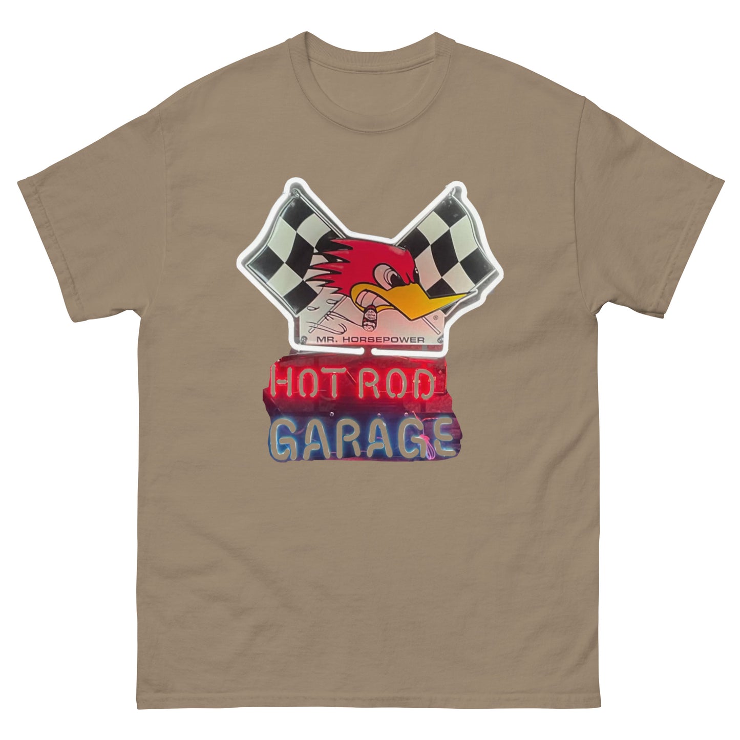 Hot Rod Garage Neon Style Men's Classic Tee