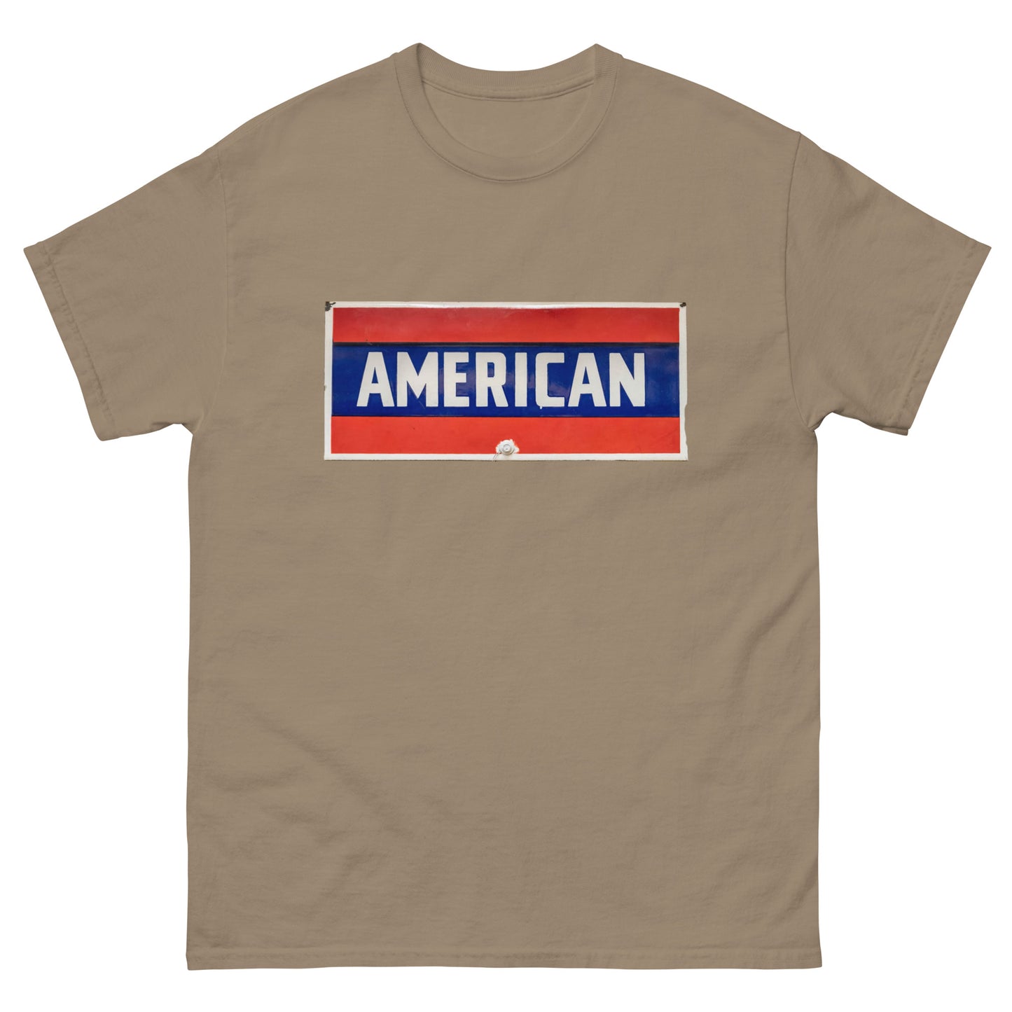 Vintage American Faded Tin Style Men's Classic Tee