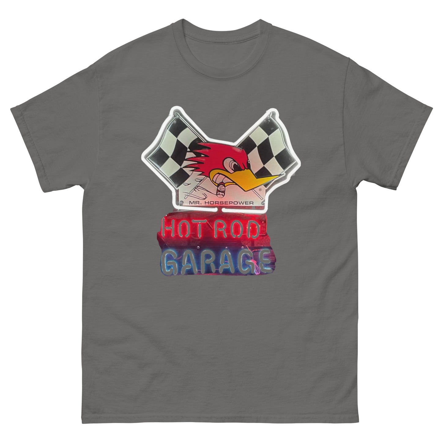 Hot Rod Garage Neon Style Men's Classic Tee