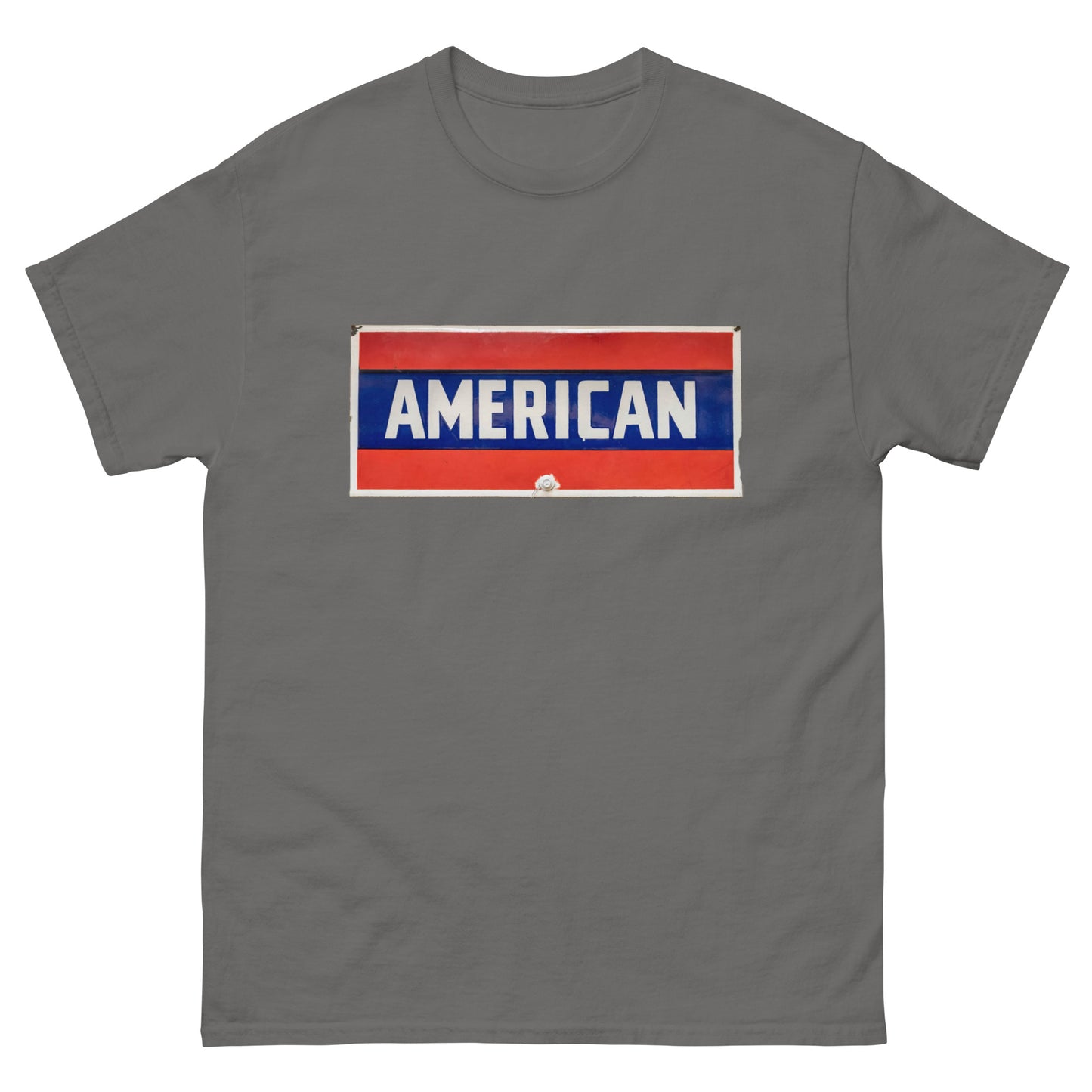 Vintage American Faded Tin Style Men's Classic Tee