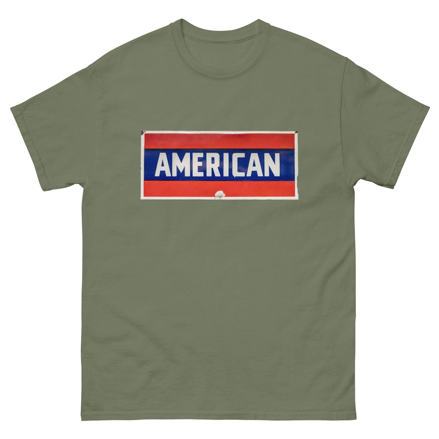 Vintage American Faded Tin Style Men's Classic Tee