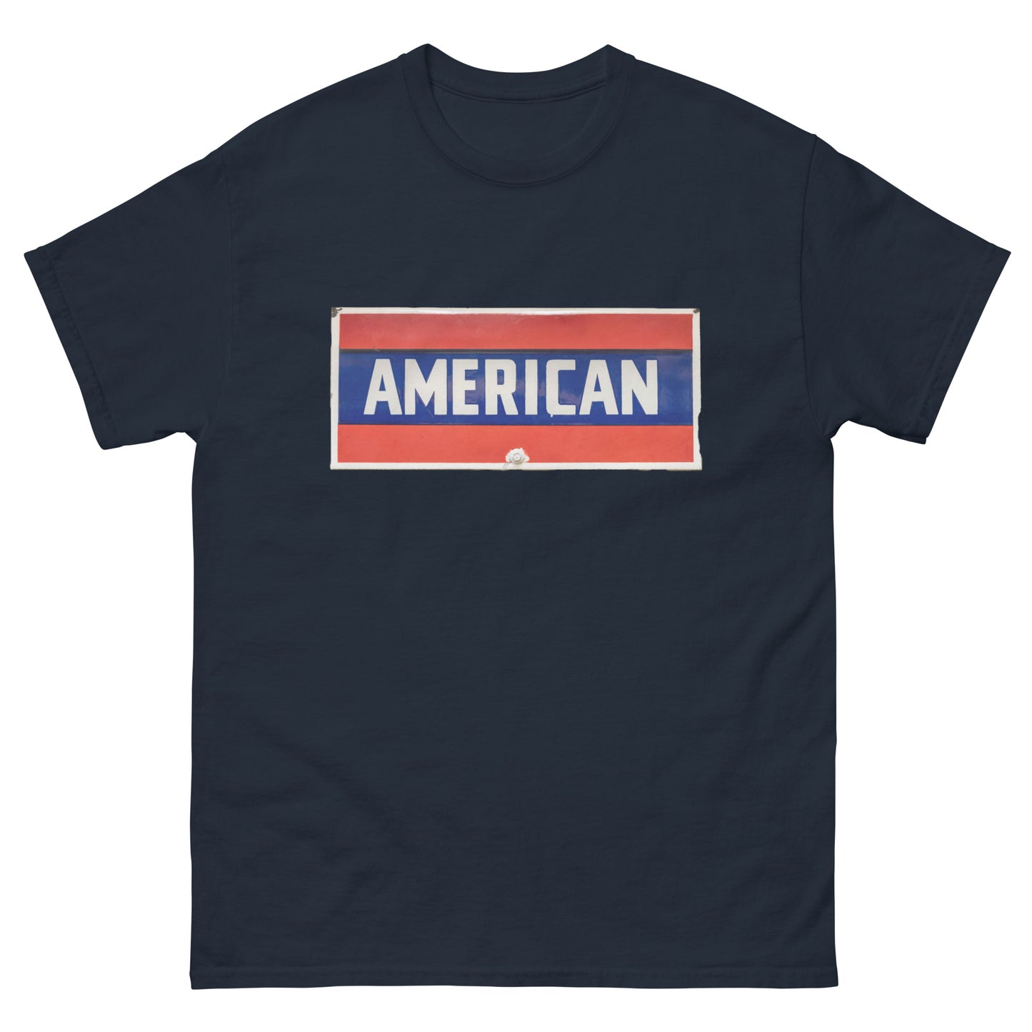 Vintage American Faded Tin Style Men's Classic Tee