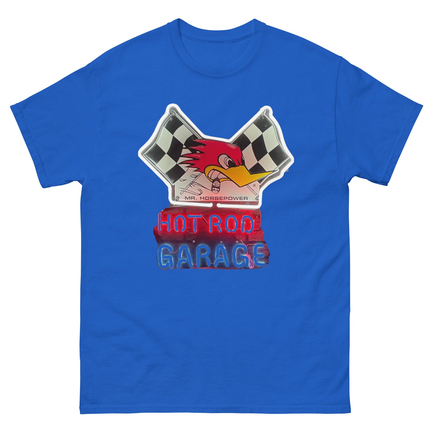 Hot Rod Garage Neon Style Men's Classic Tee