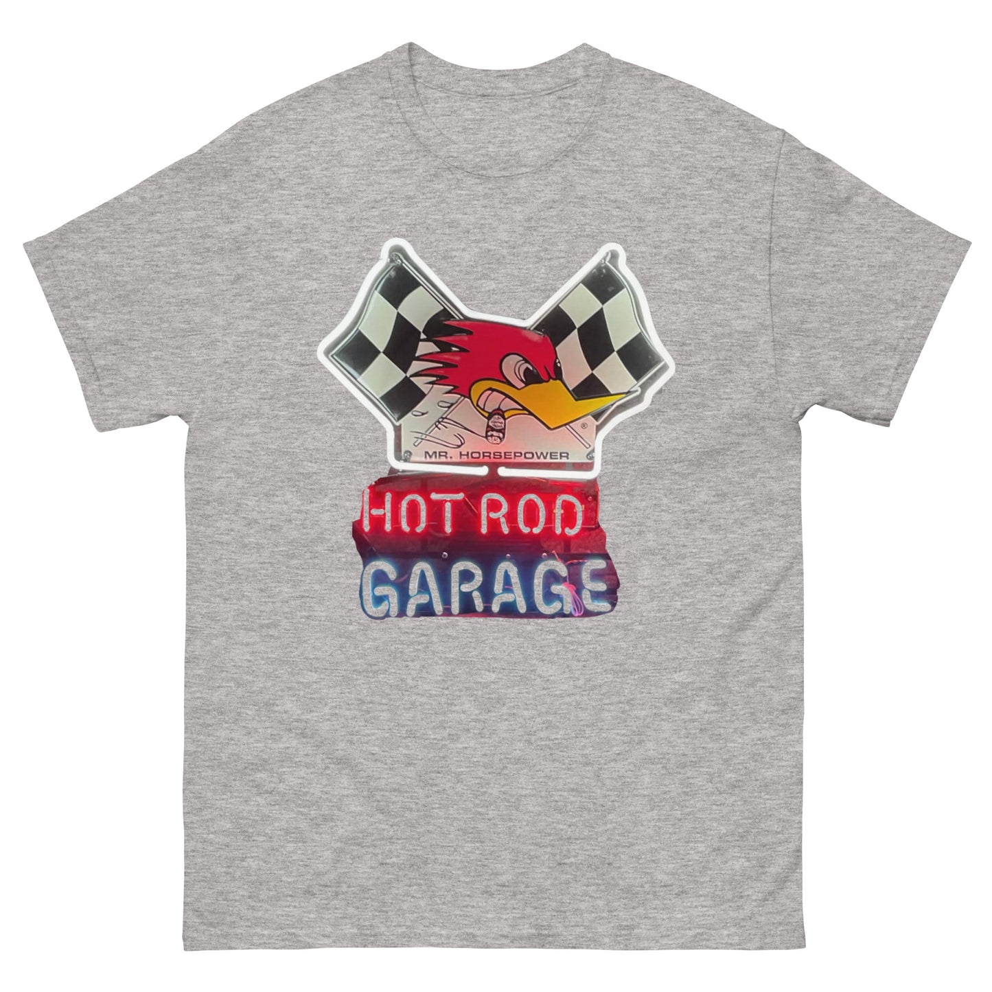 Hot Rod Garage Neon Style Men's Classic Tee