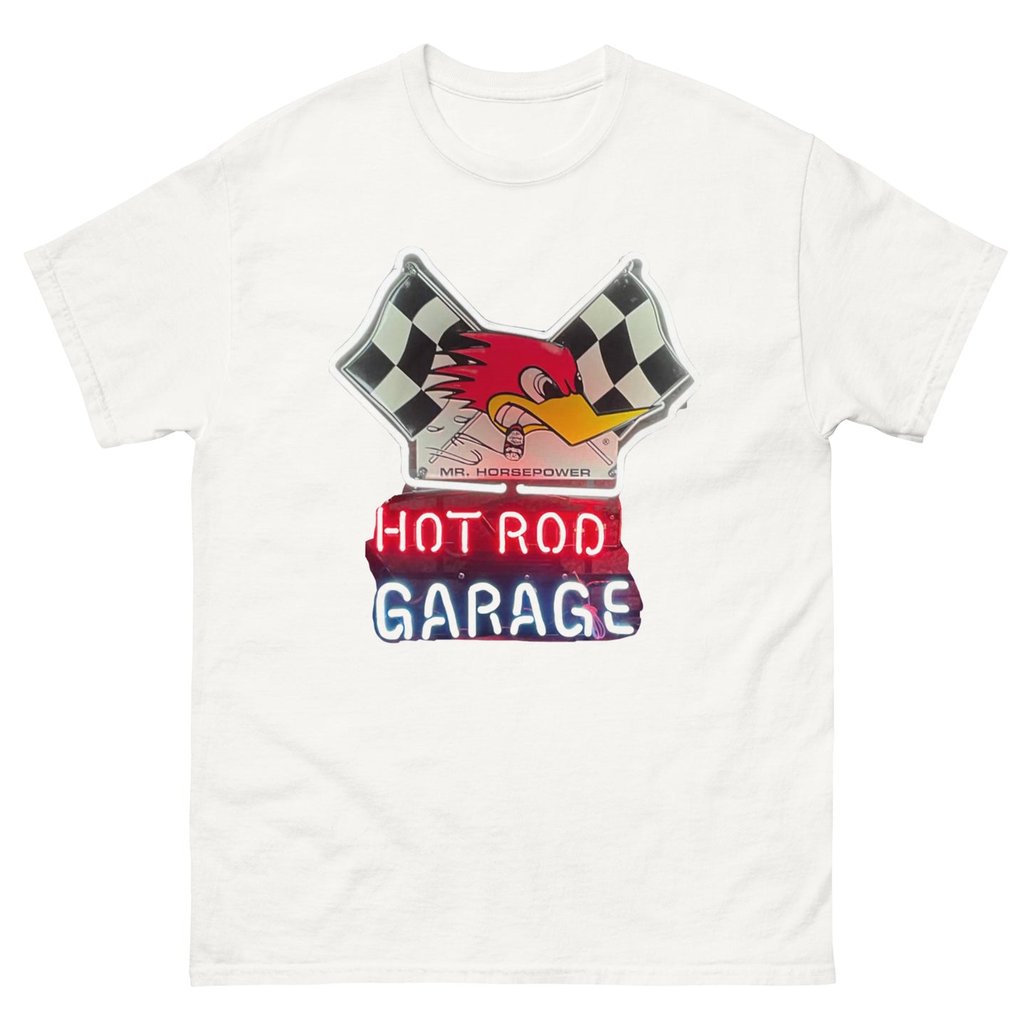 Hot Rod Garage Neon Style Men's Classic Tee