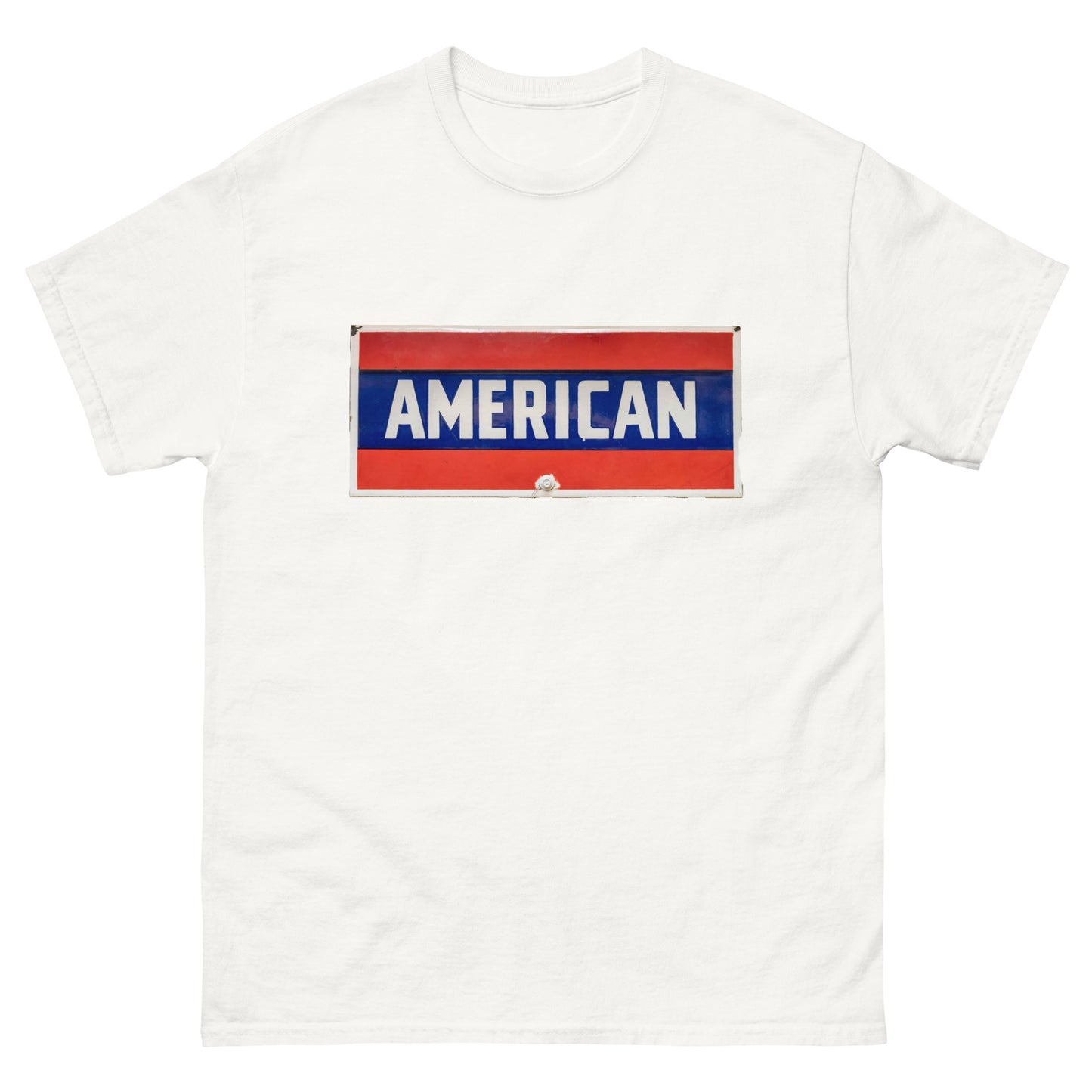 Vintage American Faded Tin Style Men's Classic Tee