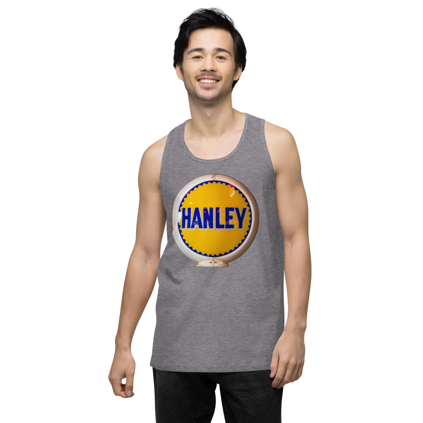 Retro Gas Globe Handly Men’s premium tank top