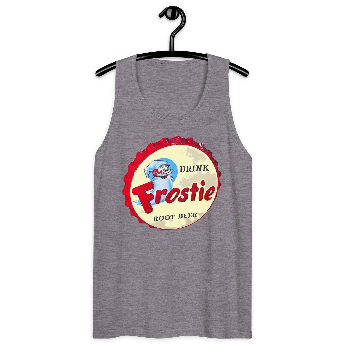 Vintage Root Beer Store Sign Men’s premium tank top