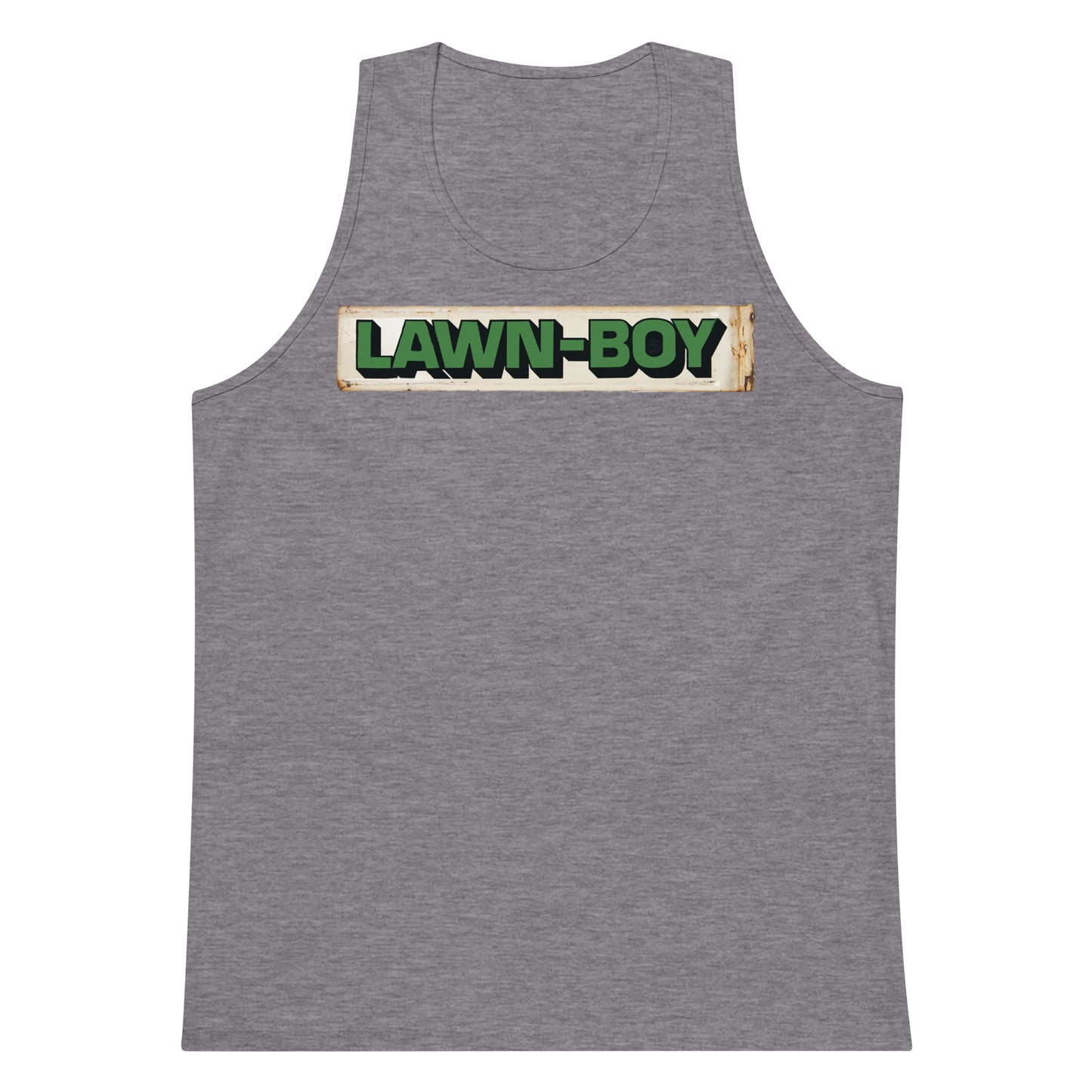 Lawn Boy Porcelain Patina Style Men’s premium tank top