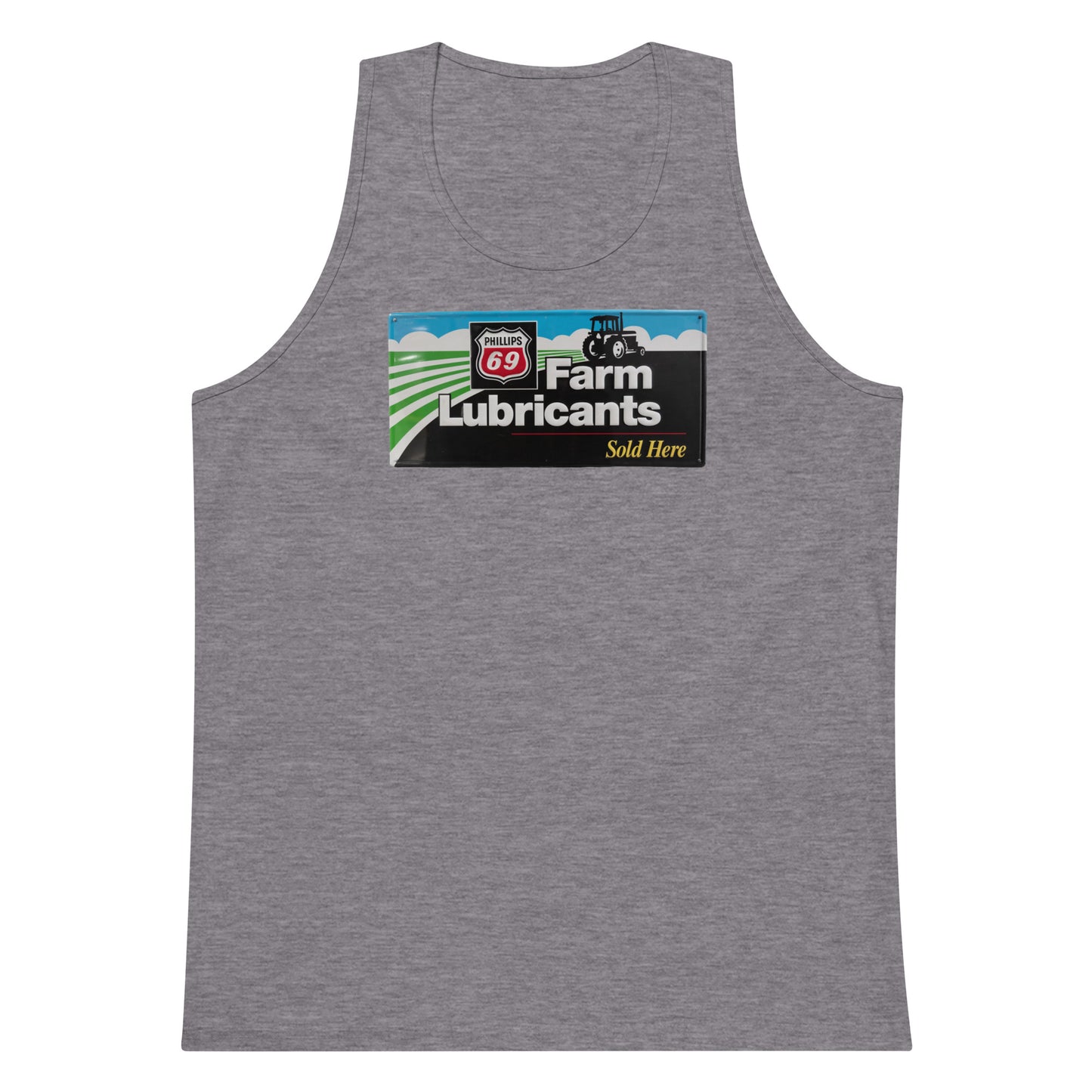 Phillips 69 License Plate Style Men’s premium tank top