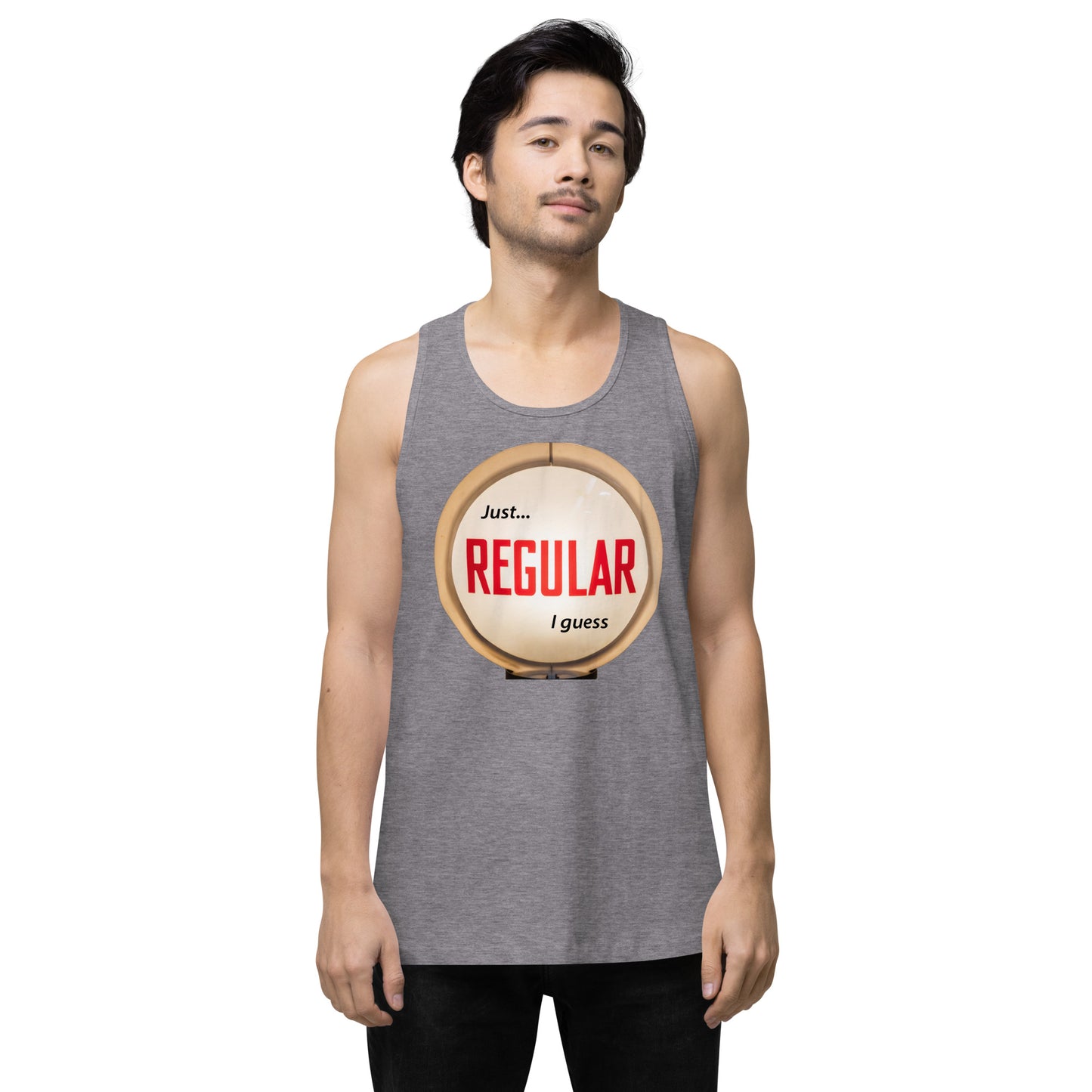 Retro Gas Globe Style Regular Men’s premium tank top