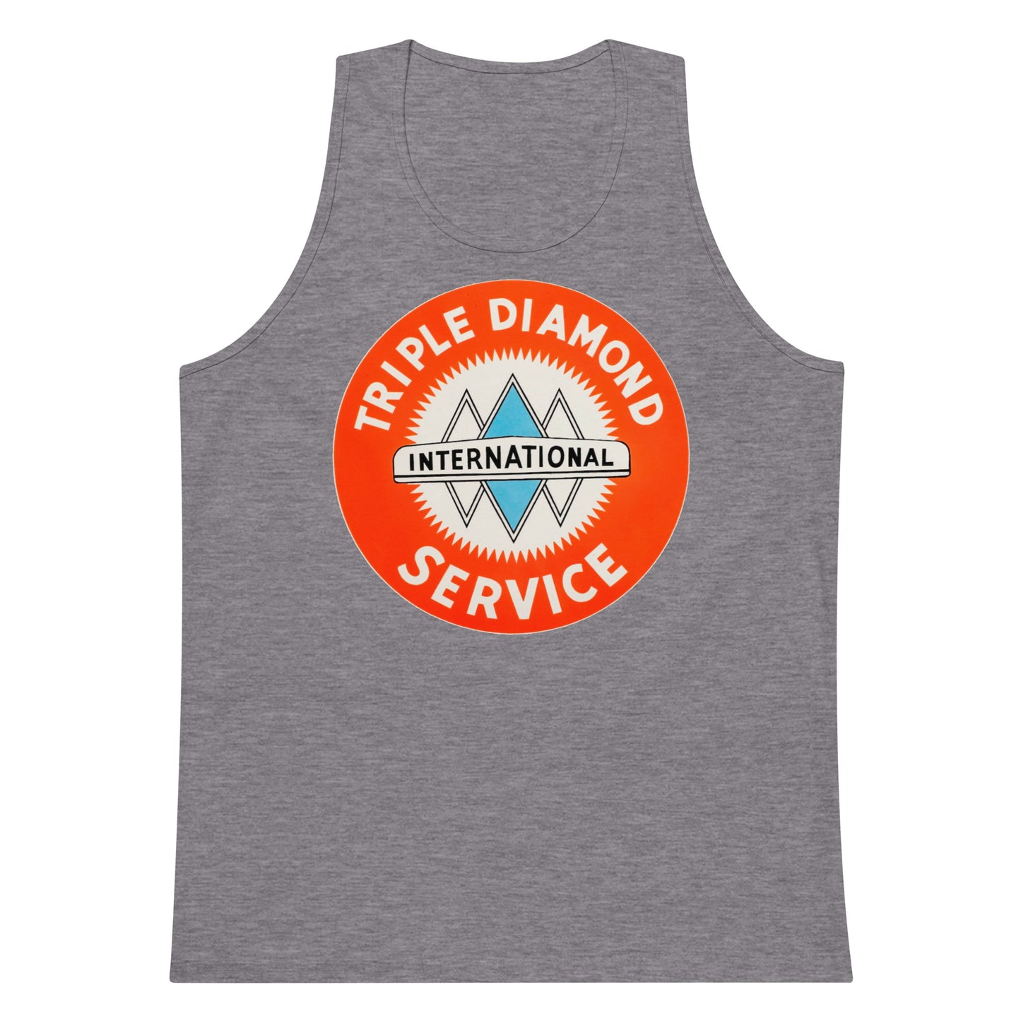 Triple Diamond Service Tin Style Men’s premium tank top