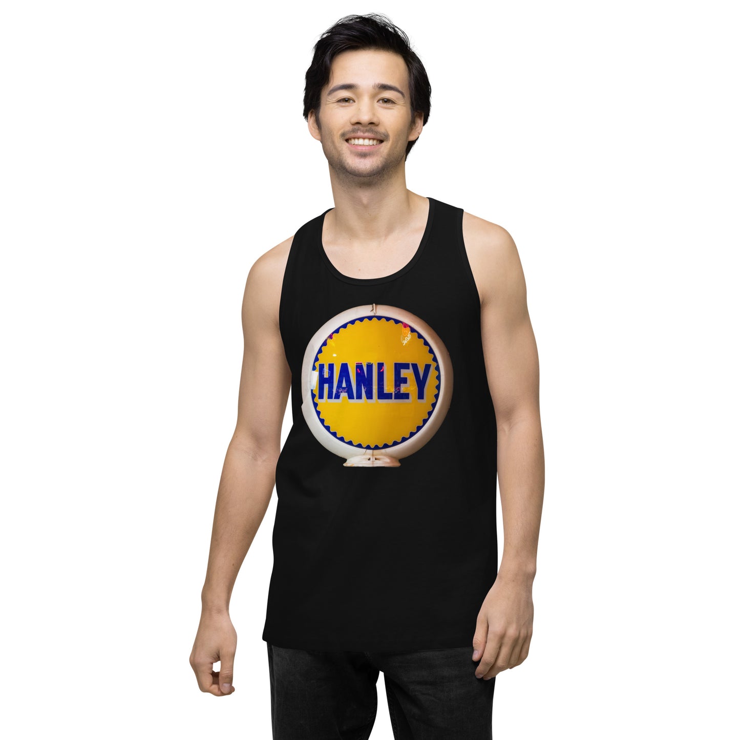 Retro Gas Globe Handly Men’s premium tank top