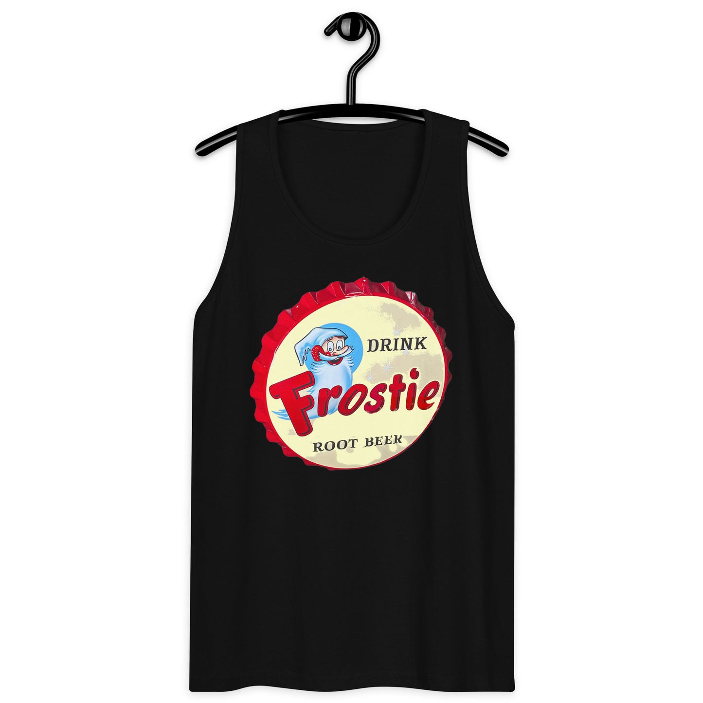 Vintage Root Beer Store Sign Men’s premium tank top