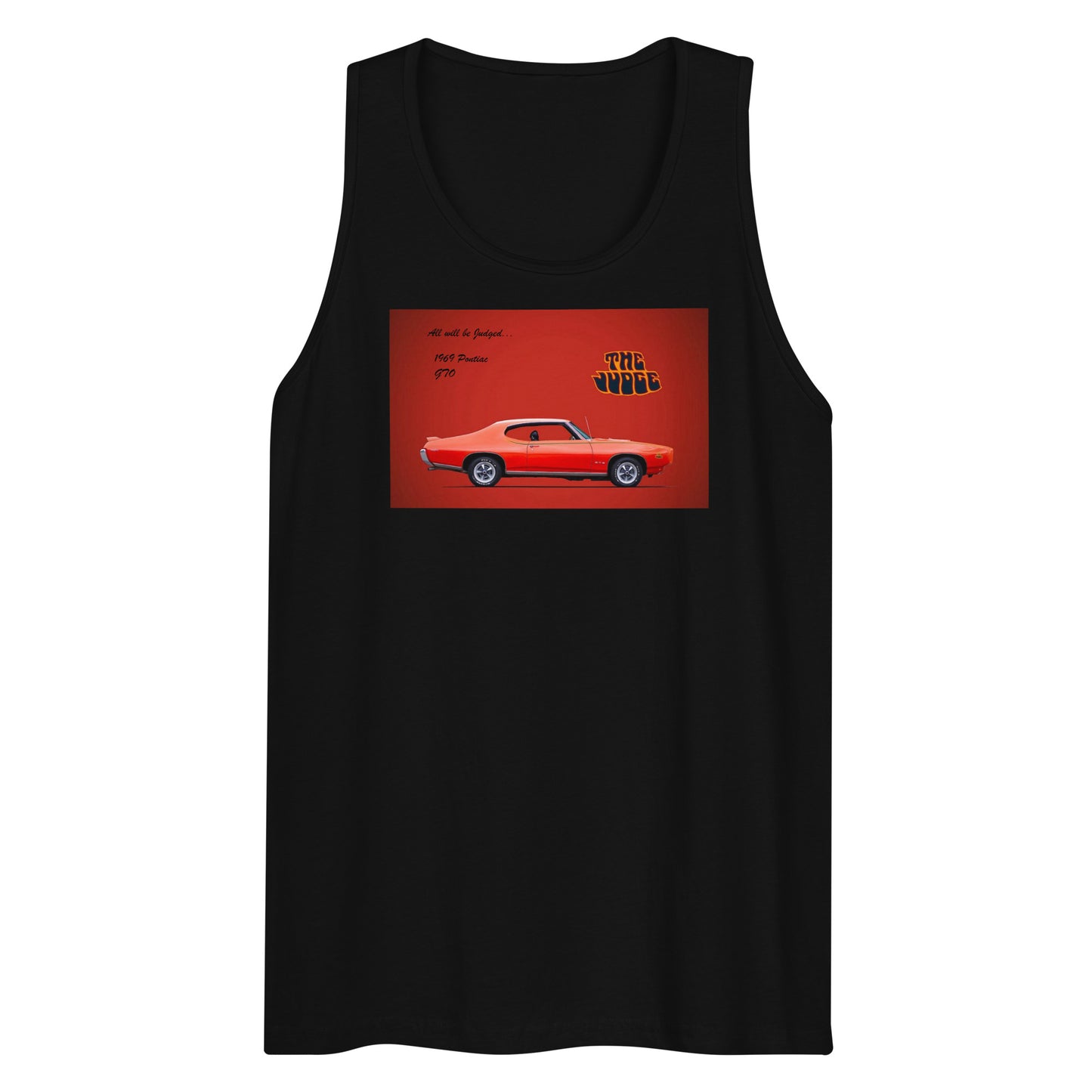 1969 Pontiac GTO: The Judge Men’s premium tank top