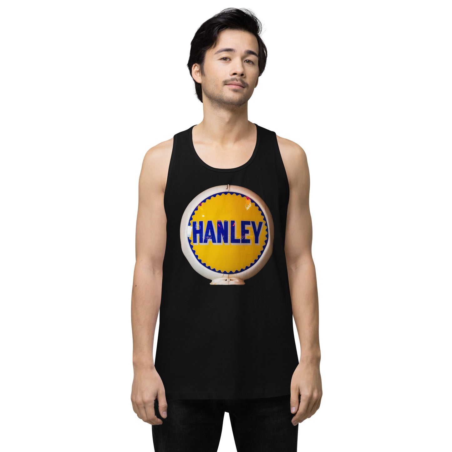 Retro Gas Globe Handly Men’s premium tank top