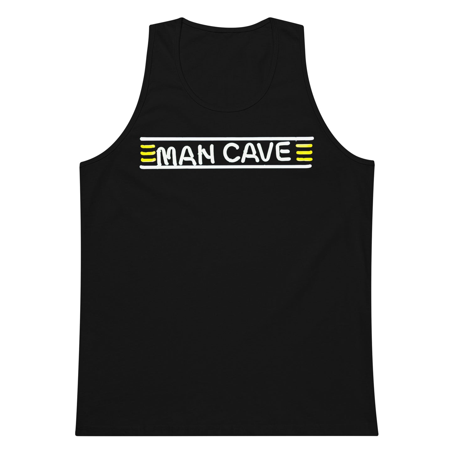 Man Cave Neon Style Men’s premium tank top