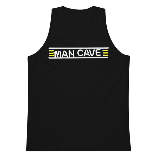 Man Cave Neon Style Men’s premium tank top