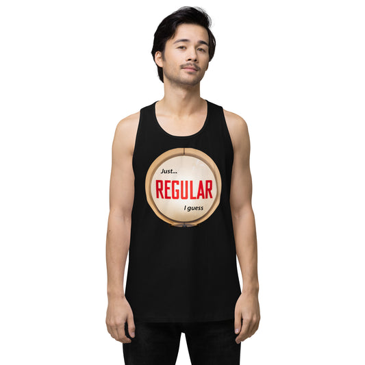 Retro Gas Globe Style Regular Men’s premium tank top