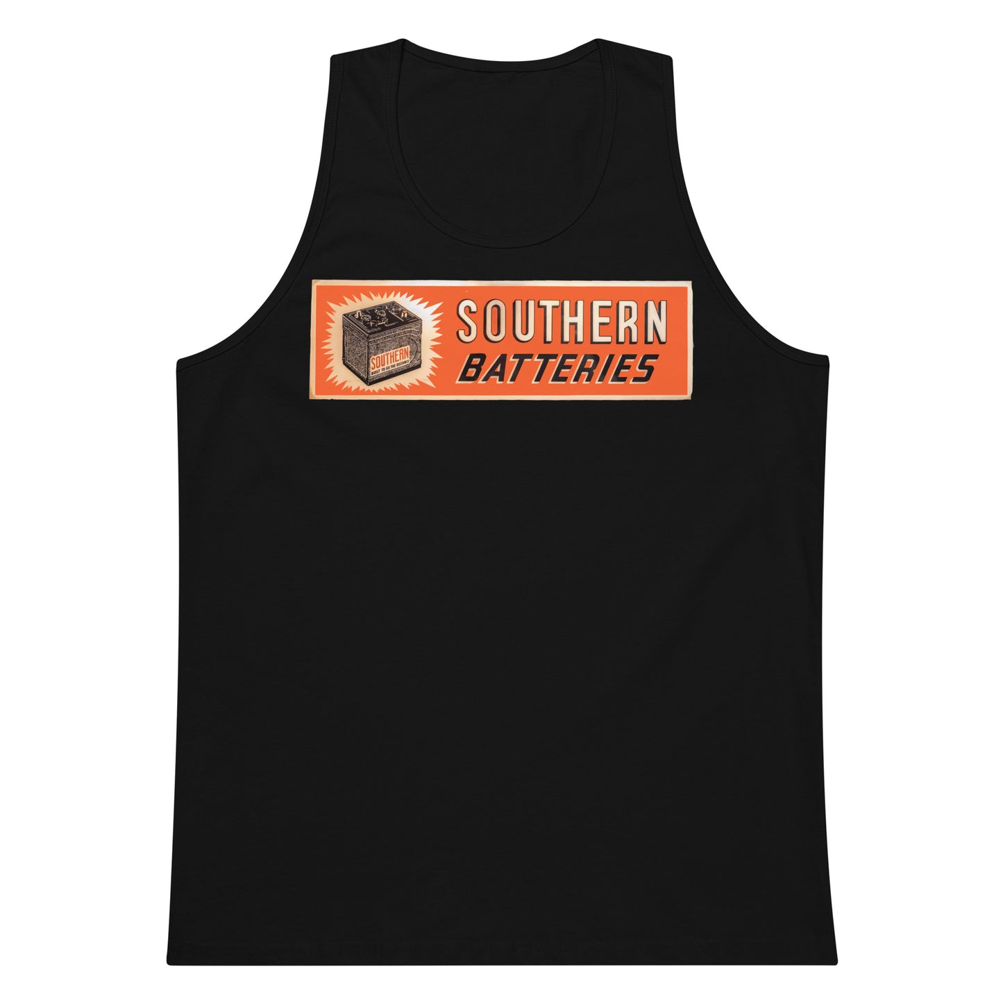 Vintage Porcelain Southern Batteries Men’s premium tank top