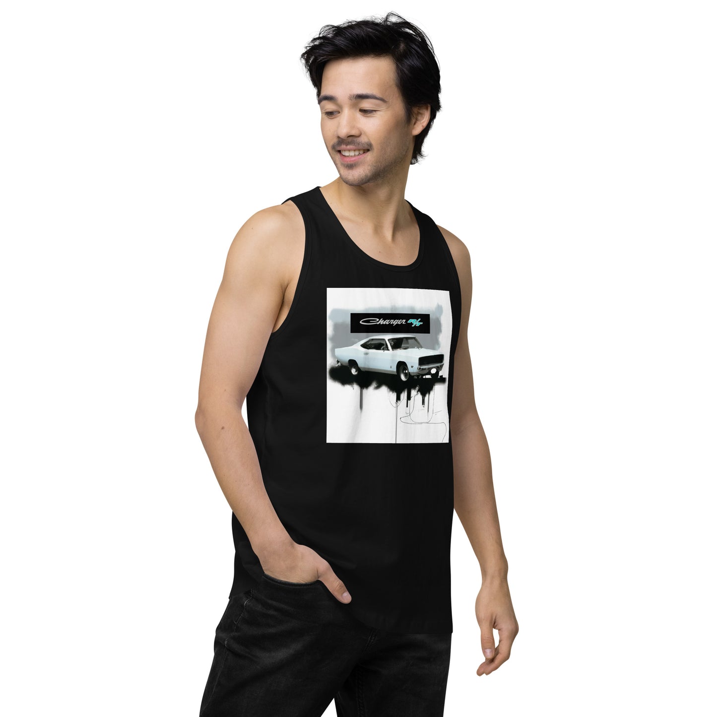 Charger RT Graffiti Style Men’s premium tank top