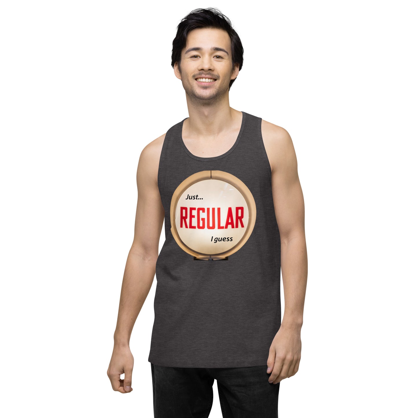 Retro Gas Globe Style Regular Men’s premium tank top