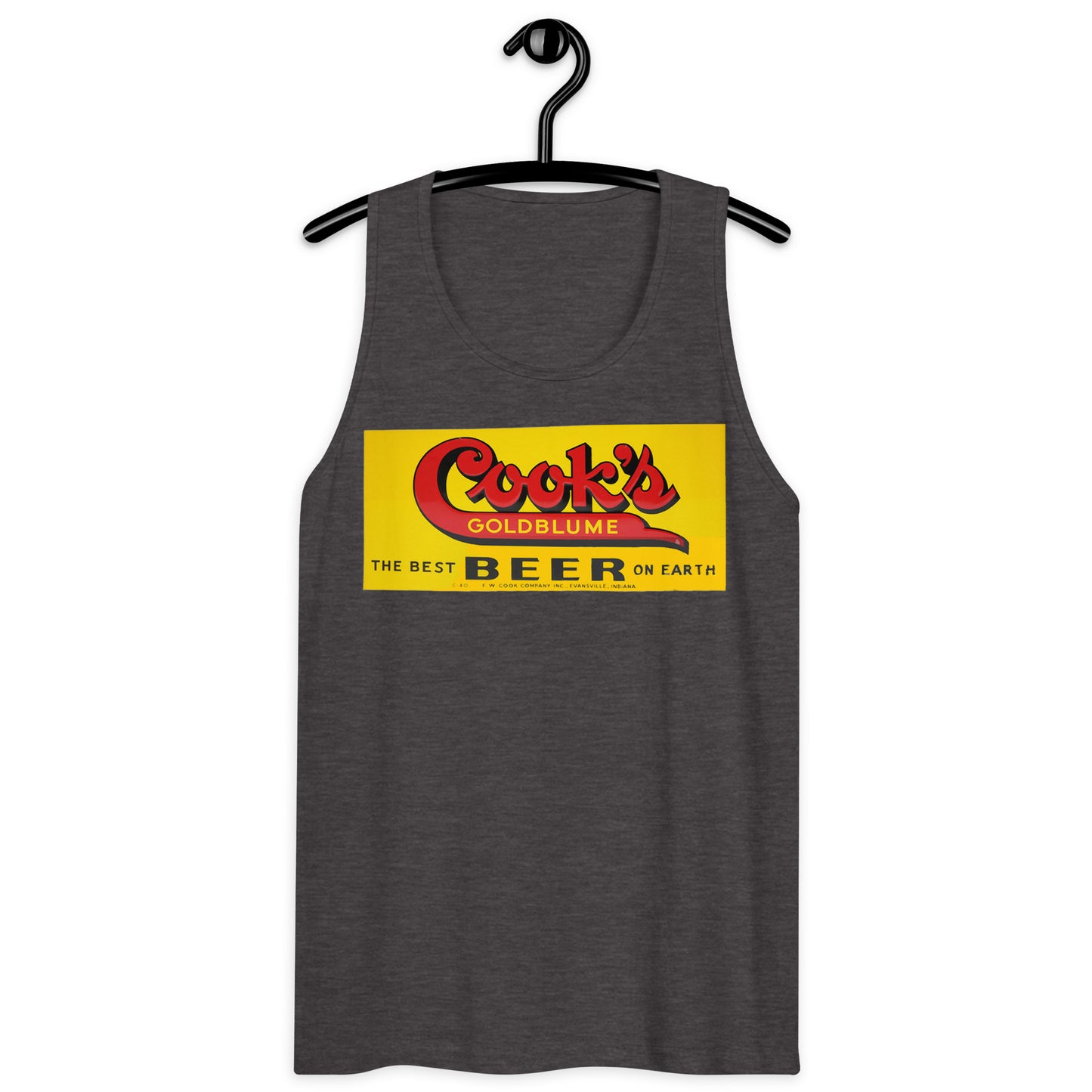 Cooks Beer Vintage Tin Style Men’s premium tank top