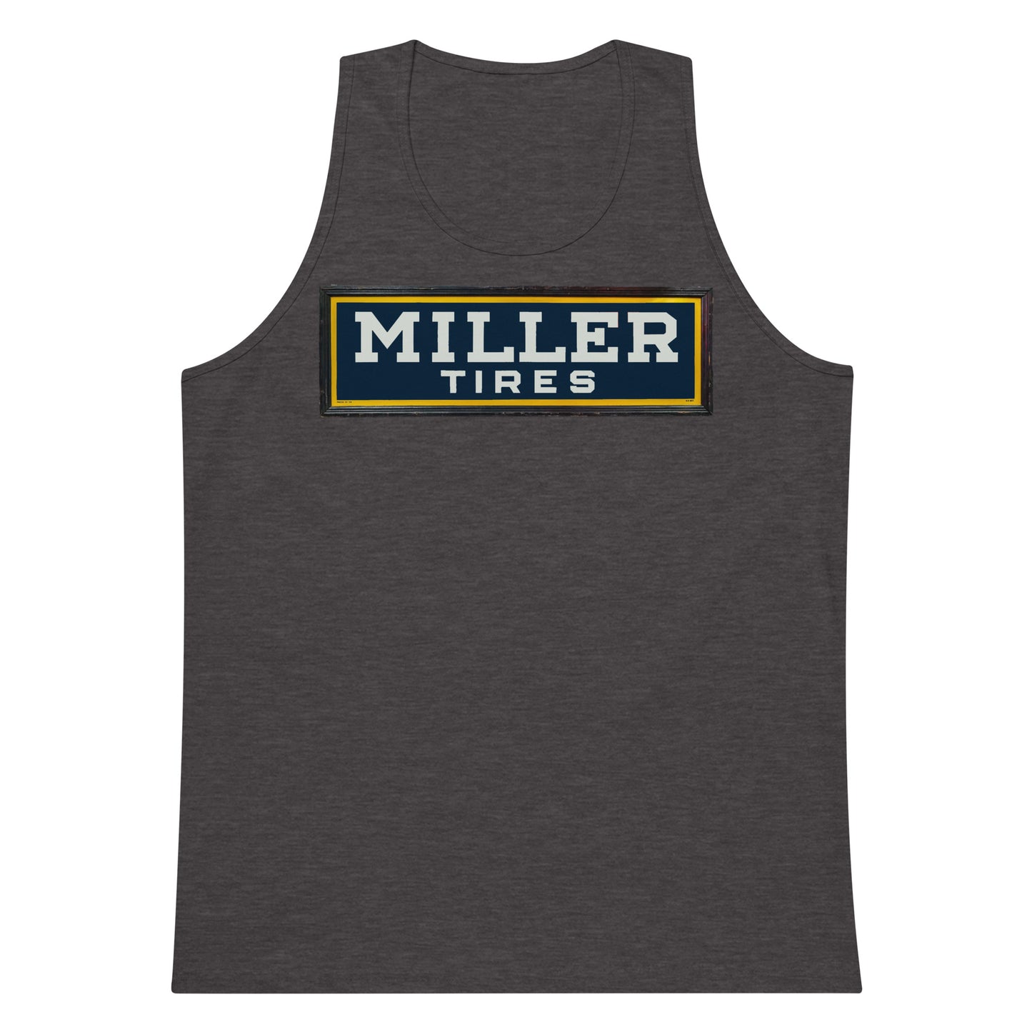 Vintage Miller Tire Sign Men’s premium tank top