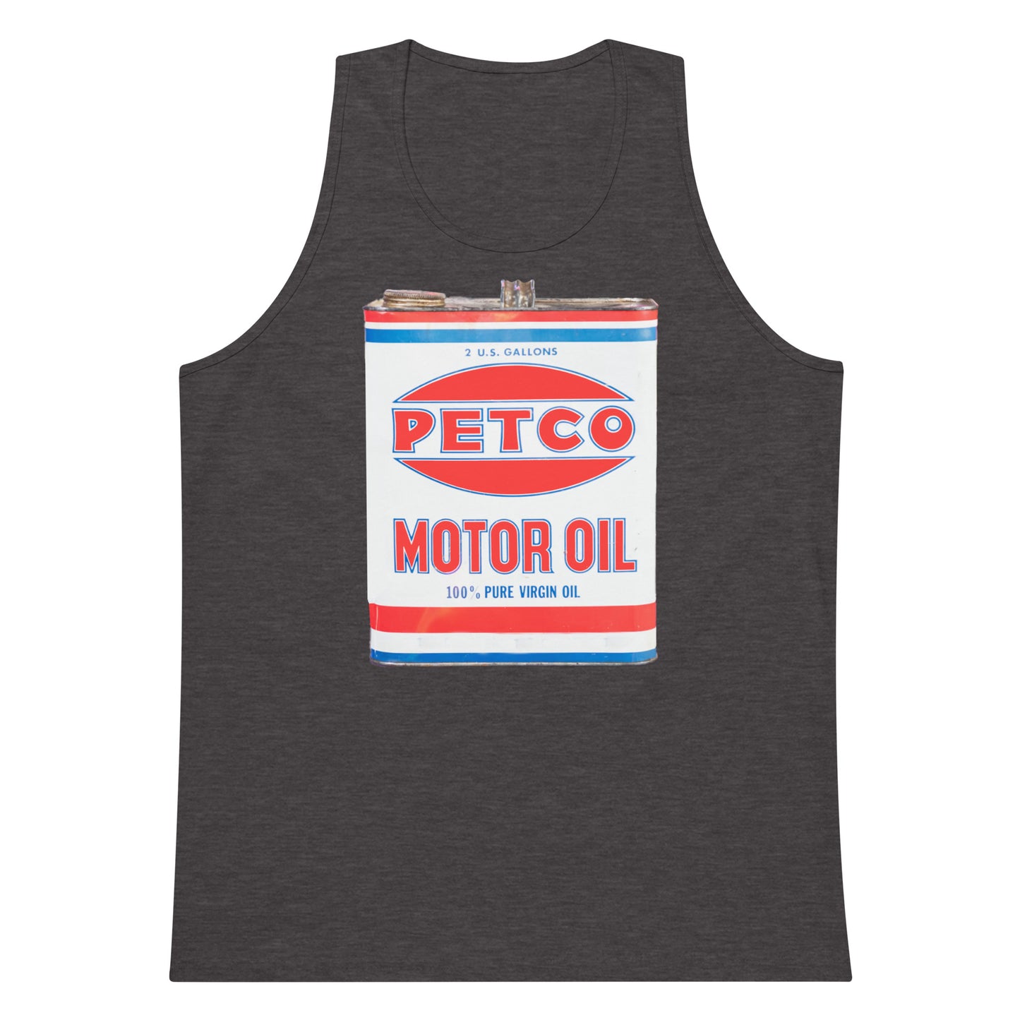 Vintage Petco Oil Can Men’s premium tank top