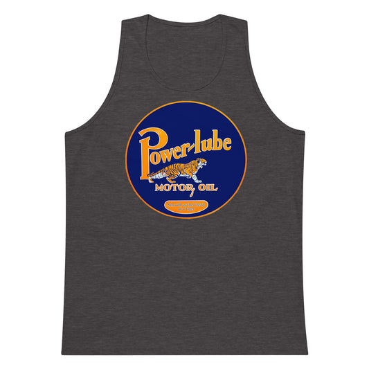 Retro Oil Sign PowerLube Men’s premium tank top