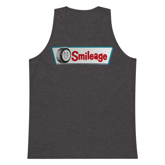 Retro Smileage Tire Sign Men’s premium tank top